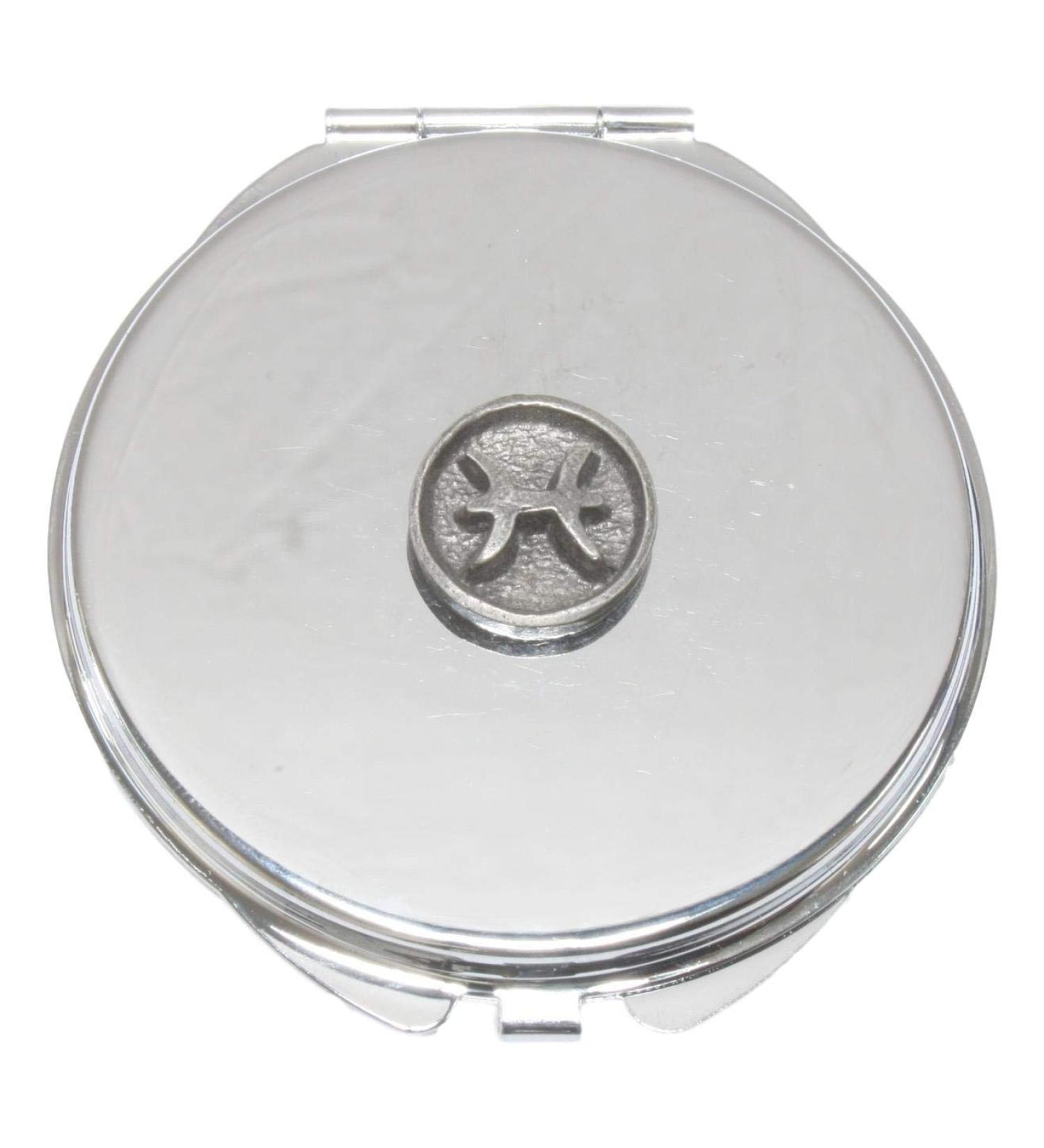 Pisces Zodiac Compact Mirror Handbag Gift With Free Engraving 278 - Buy Online on GoSupps.com