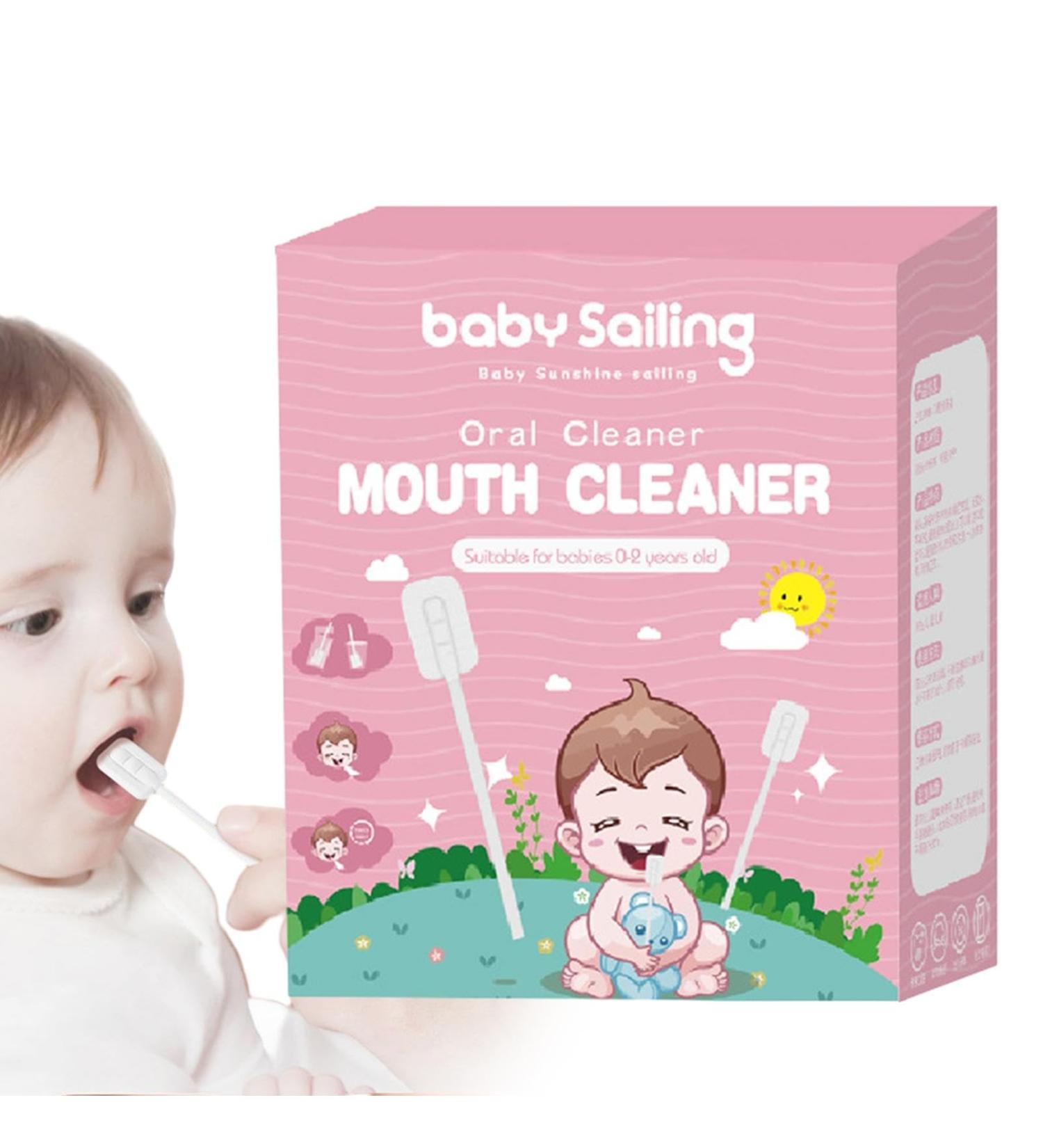 Tongue Cleaner for Babies | Soft Mouth Cleaning Pencils | Portable & Comfortable Dental Care for Children - Buy Online on GoSupps.com