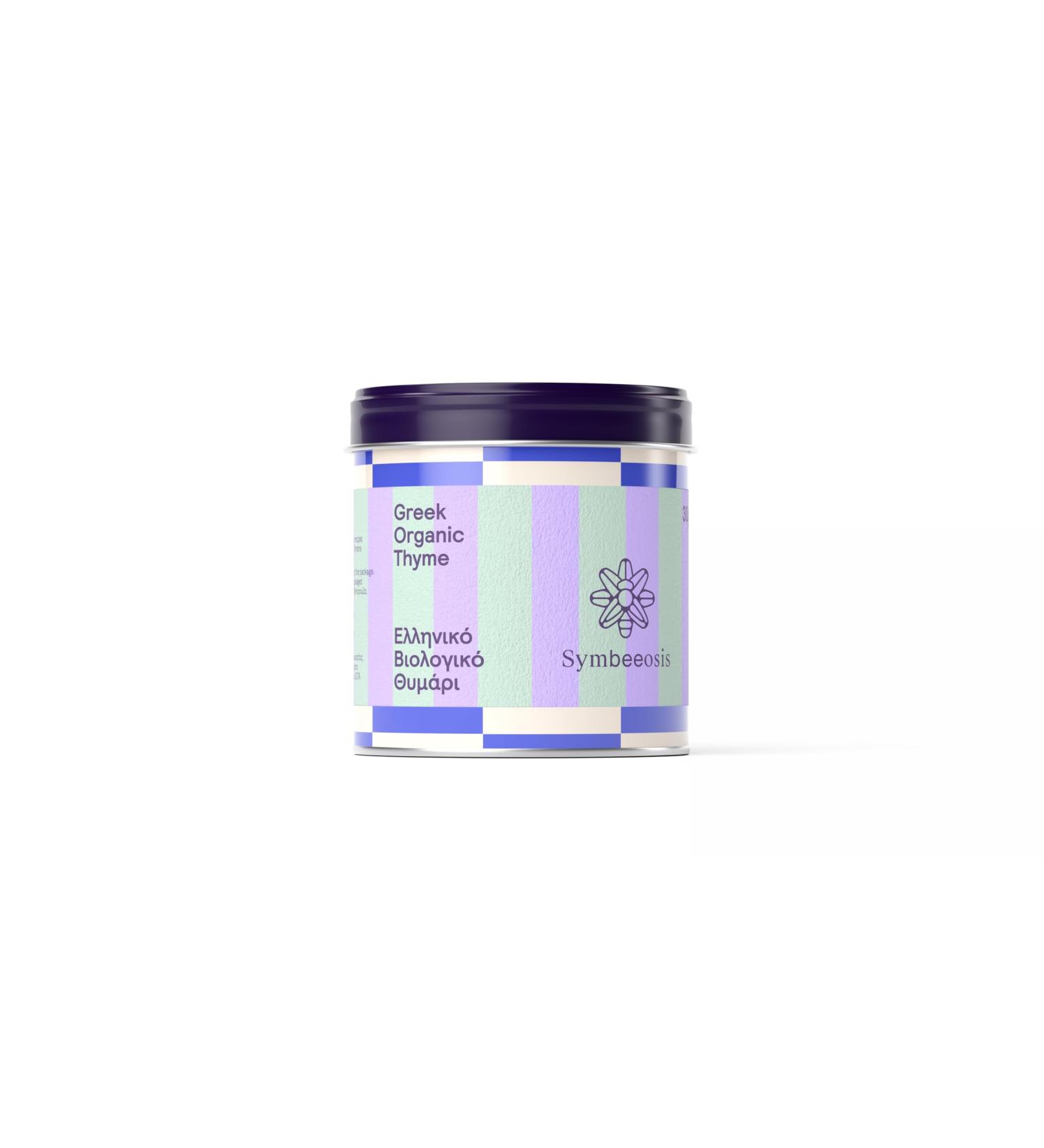 Symbeeosis Organic Thyme - Mediterranean Kitchen Herb Antiseptic Soothing Throat & Cough Relief - Buy Online on GoSupps.com