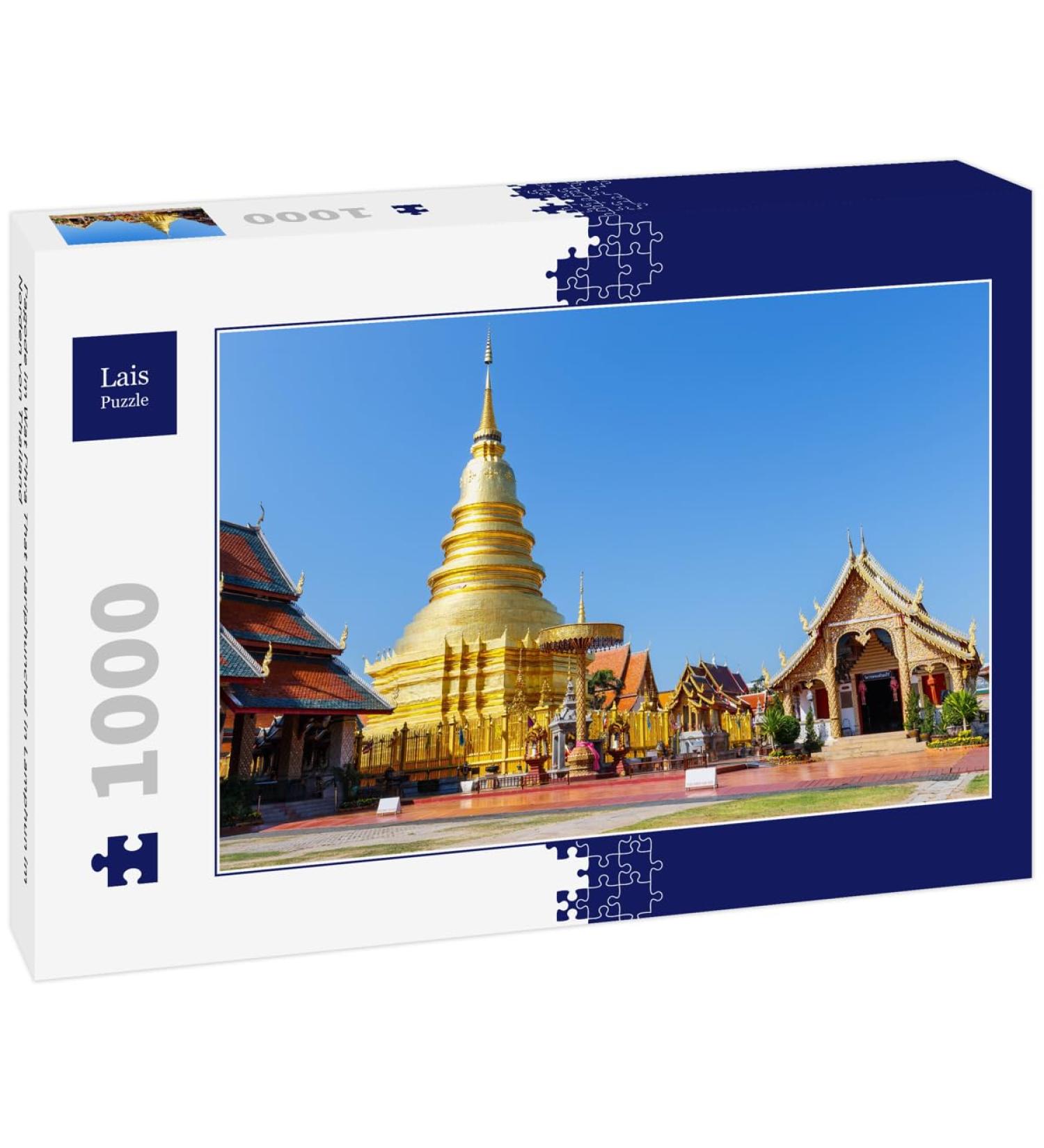 Lais Puzzle Pagoda at Wat Phra That Hariphunchai in Lamphun in the north of Thailand 1000 pieces - Buy Online on GoSupps.com