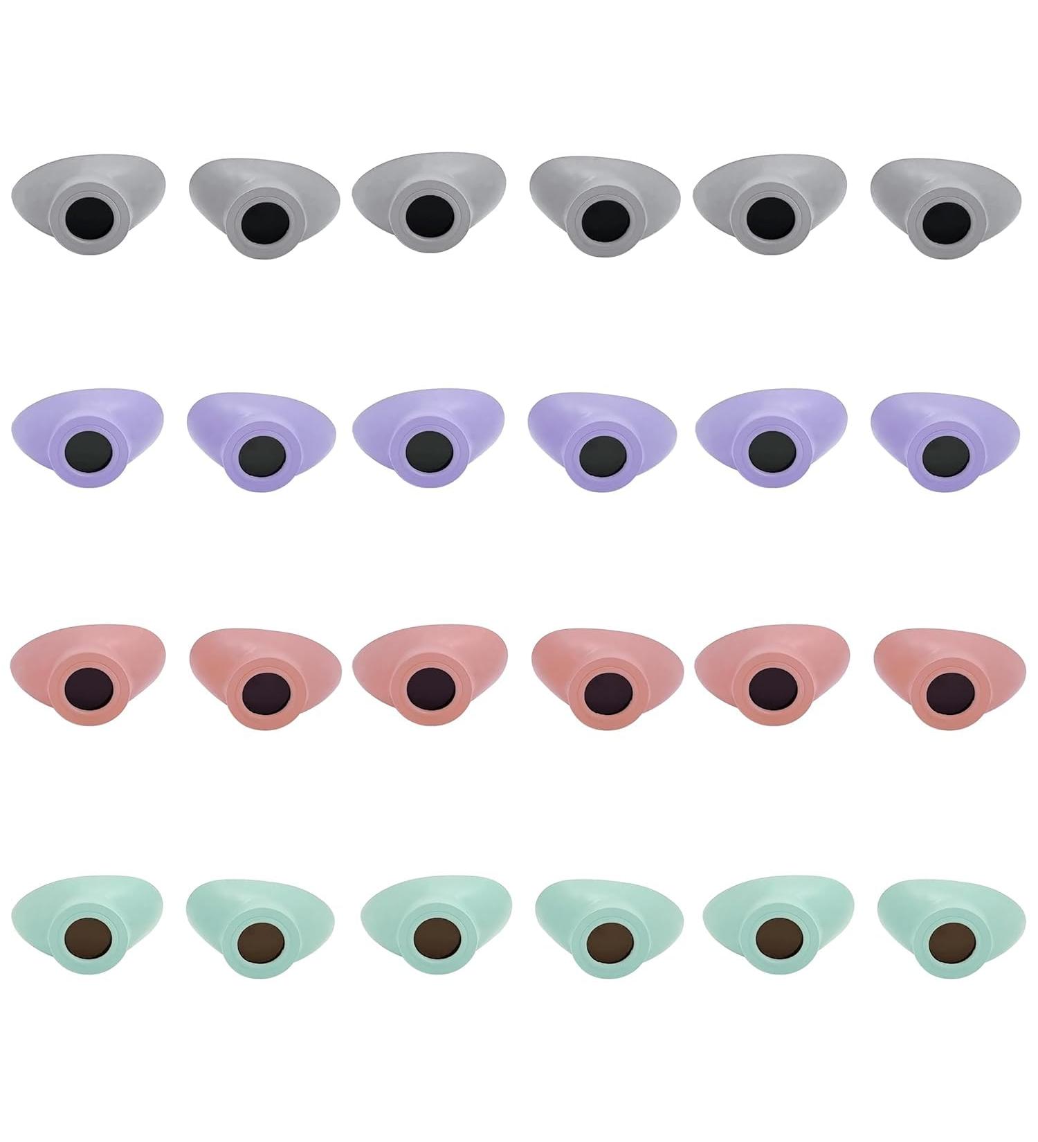 Super Sunnies Strapless Tanning Goggles - 12-Pack Pastel Colors | UV Eye Protection FDA Compliant - Buy Online on GoSupps.com