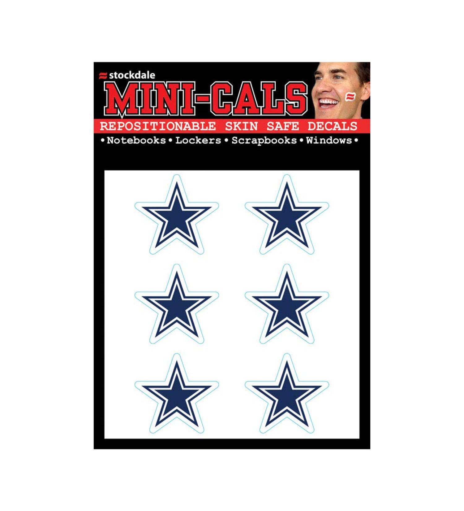 Wincraft 6-pack face stickers 3cm - NFL Dallas Cowboys