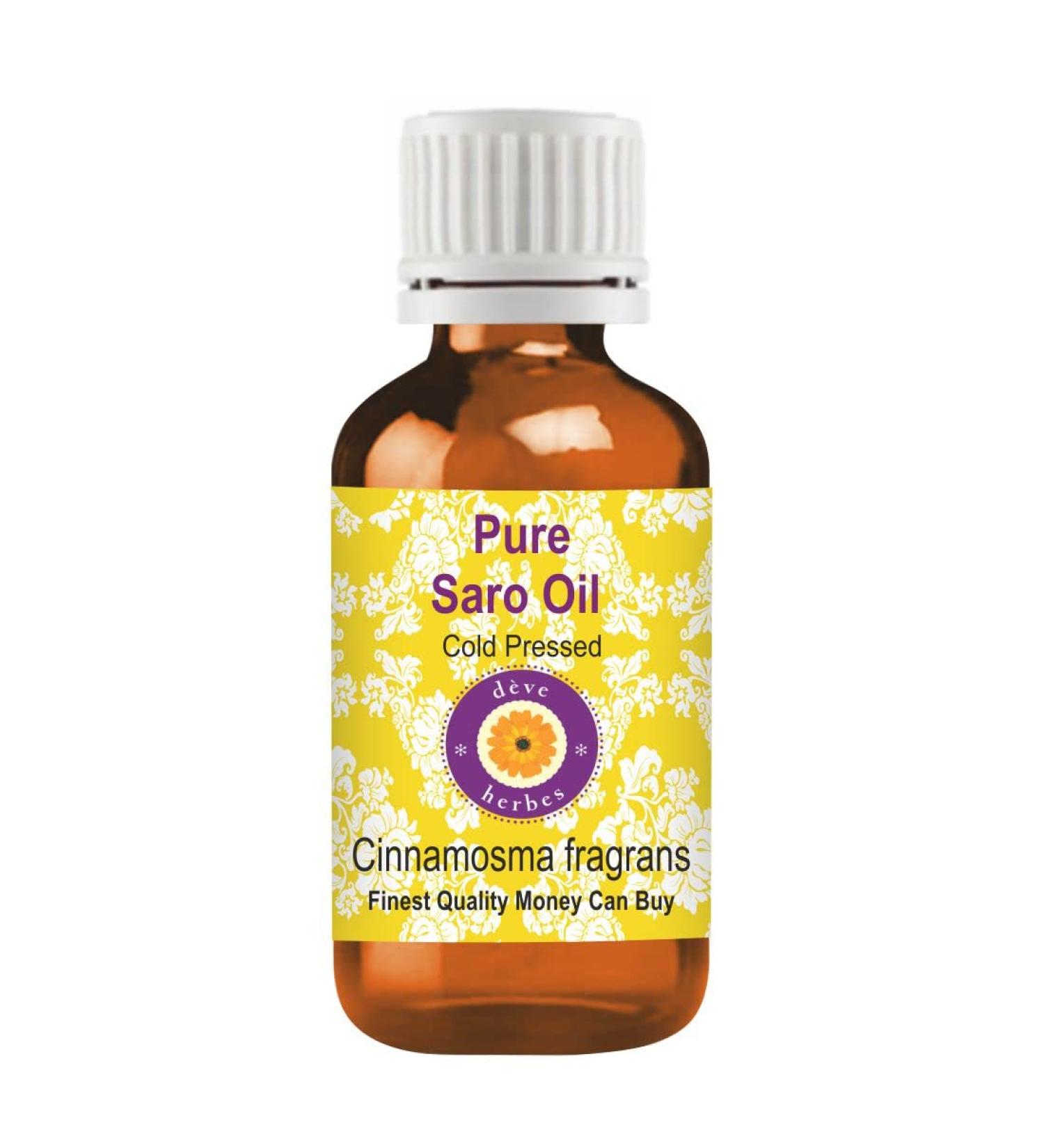 Buy Deve Herbes Pure Saro Oil 10ml - Cold Pressed Cinnamosma Fragrans - International Shipping - Buy Online on GoSupps.com