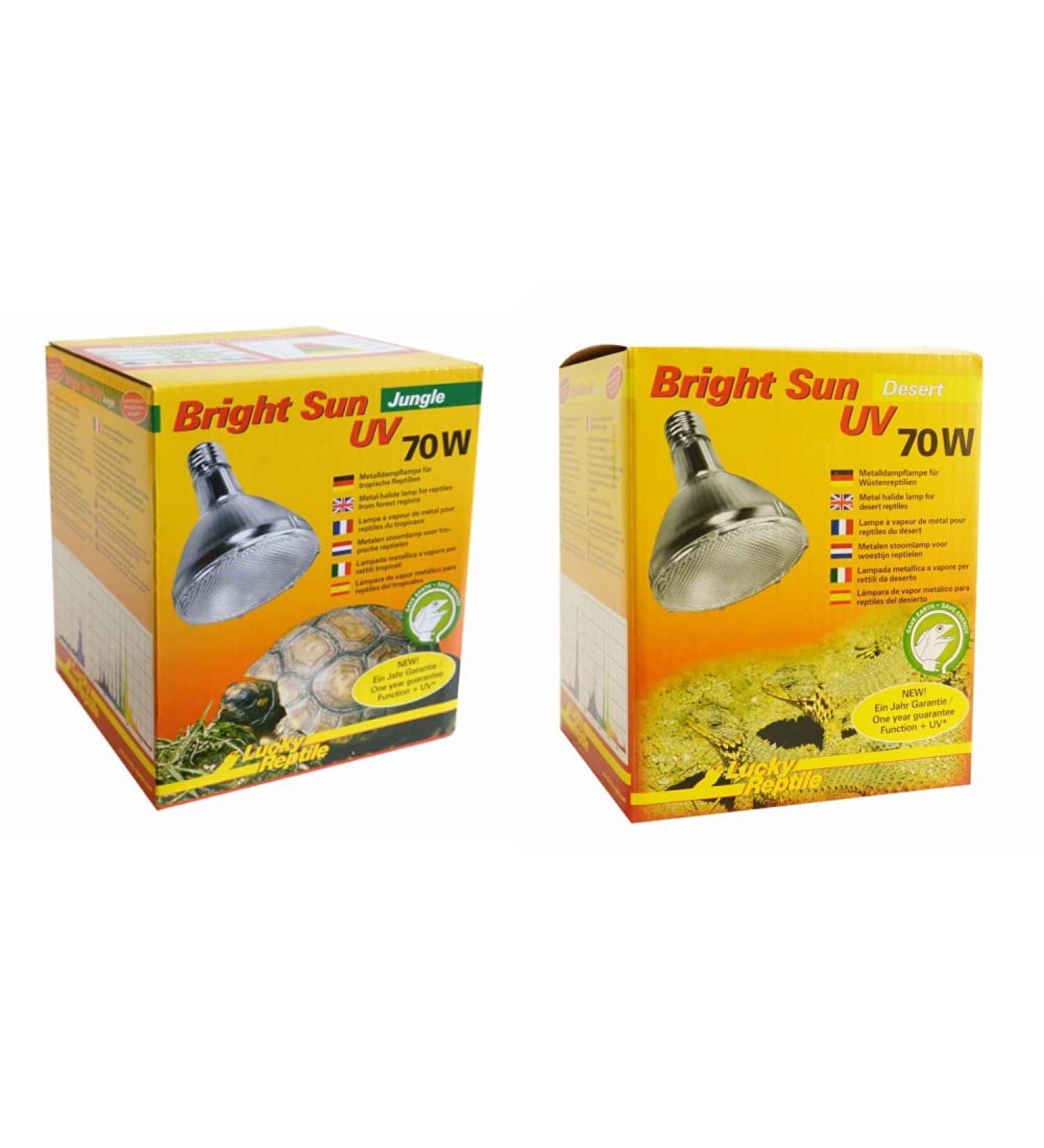 Buy Lucky Reptile 70W UV Jungle & Desert Metal Stamping Lamps - E27 Daylight Spectrum with UVA & UVB Radiation - International Shipping Available - Buy Online on GoSupps.com