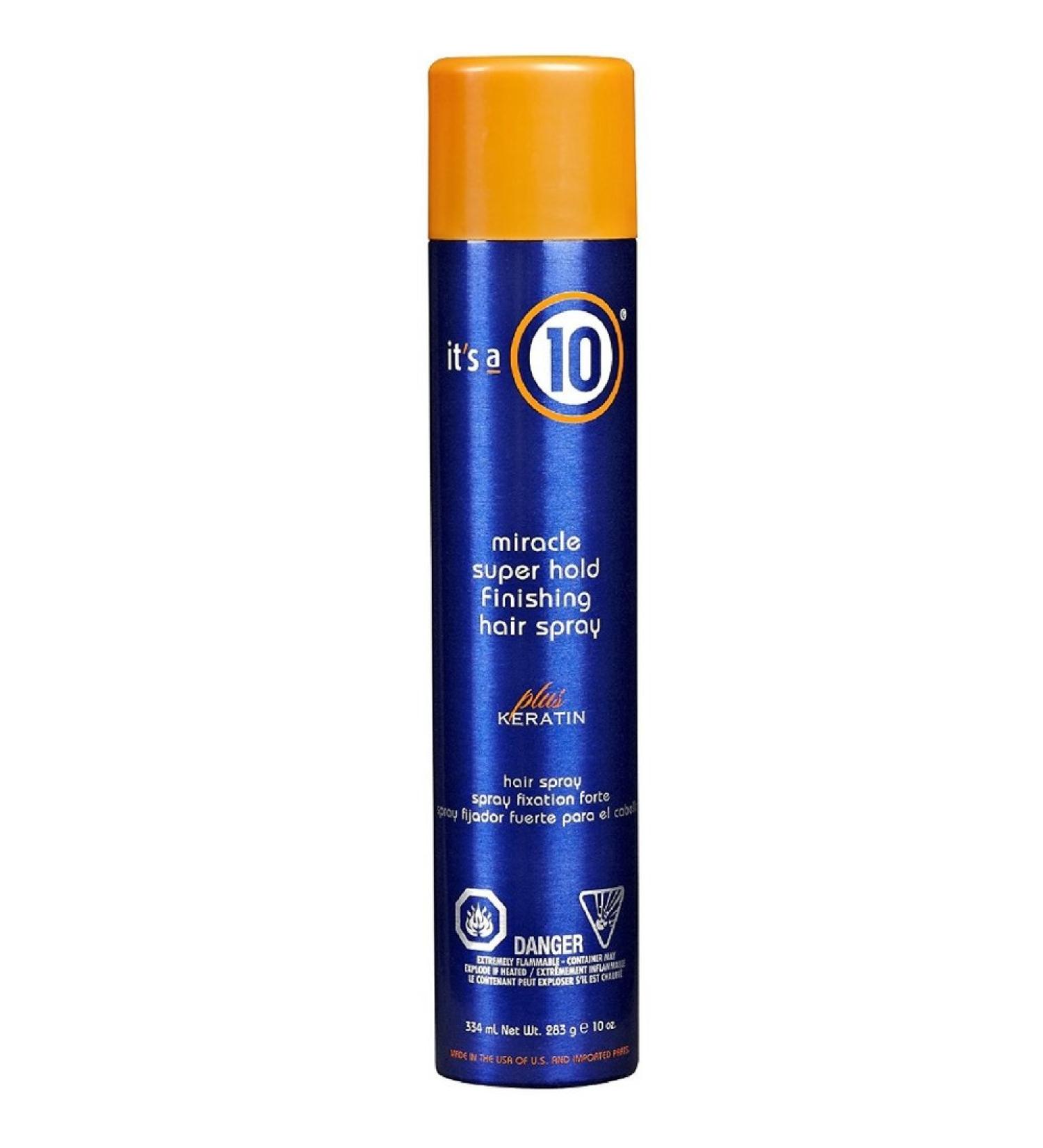 It's a 10 Haircare Miracle Super Hold Finishing Spray Plus Keratin 10 oz. - Buy Online on GoSupps.com