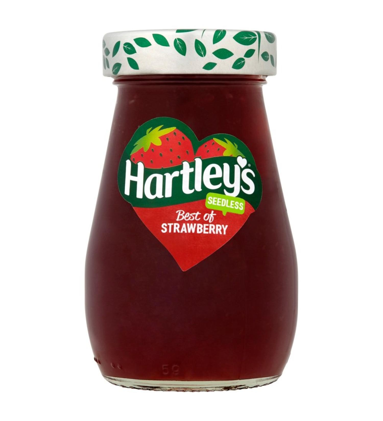 Hartley Strawberry Free Jam, 12 oz