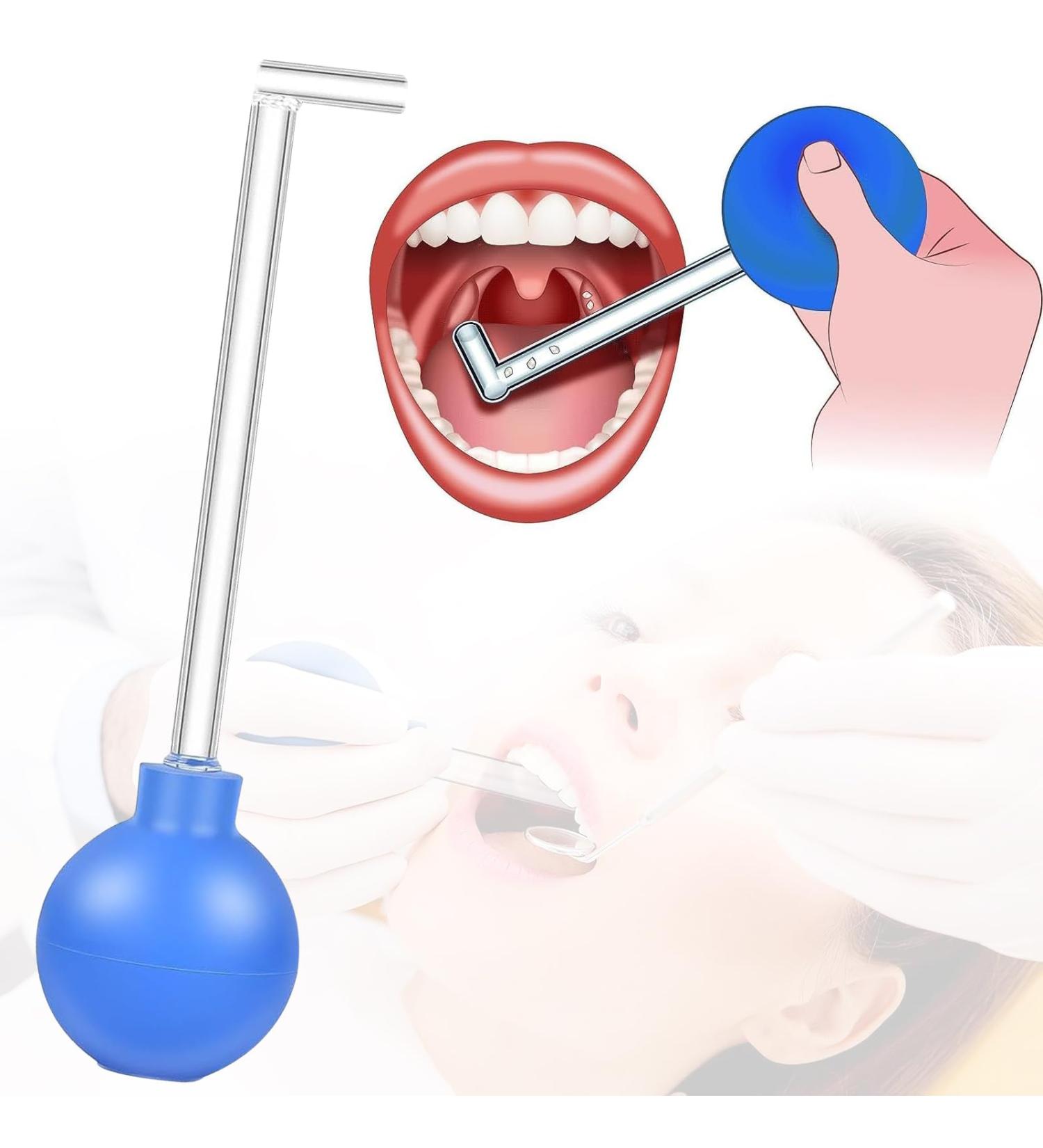 Tonsillenstein Remover | Effective Almond Stone Cupping Glass for Tonsil Stone Removal & Fresh Breath Oral Care - Buy Online on GoSupps.com