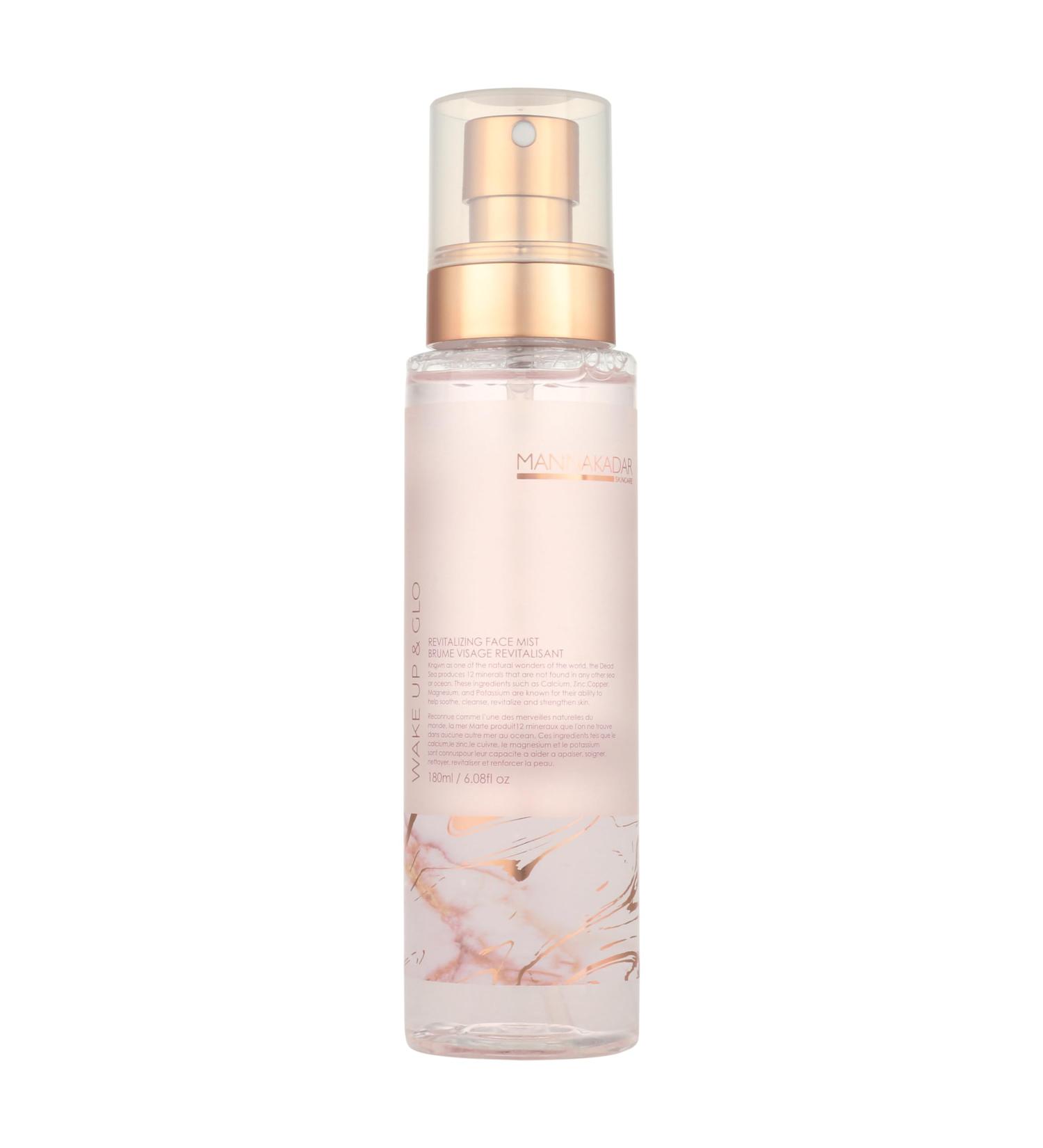 Manna Kadar Beauty Wake Up & Glo Revitalizing Face Mist 180ml - Hydrating Refreshing Skin Mist with Sea Botanicals for Tired Skin - Elevate Your Glow - Buy Online on GoSupps.com