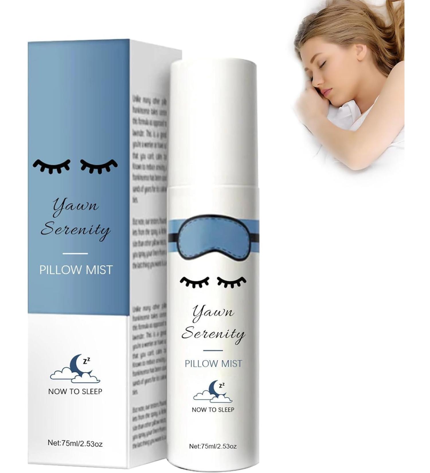 Yawnserenity Ultra Pillow Mist - Oveallgo Yawnserenity Pillow Mist Pillow Mist Sleep Spray Deep Sleep Pillow Spray Fall Asleep Easily and Comfortably (1 Pcs) - Buy Online on GoSupps.com