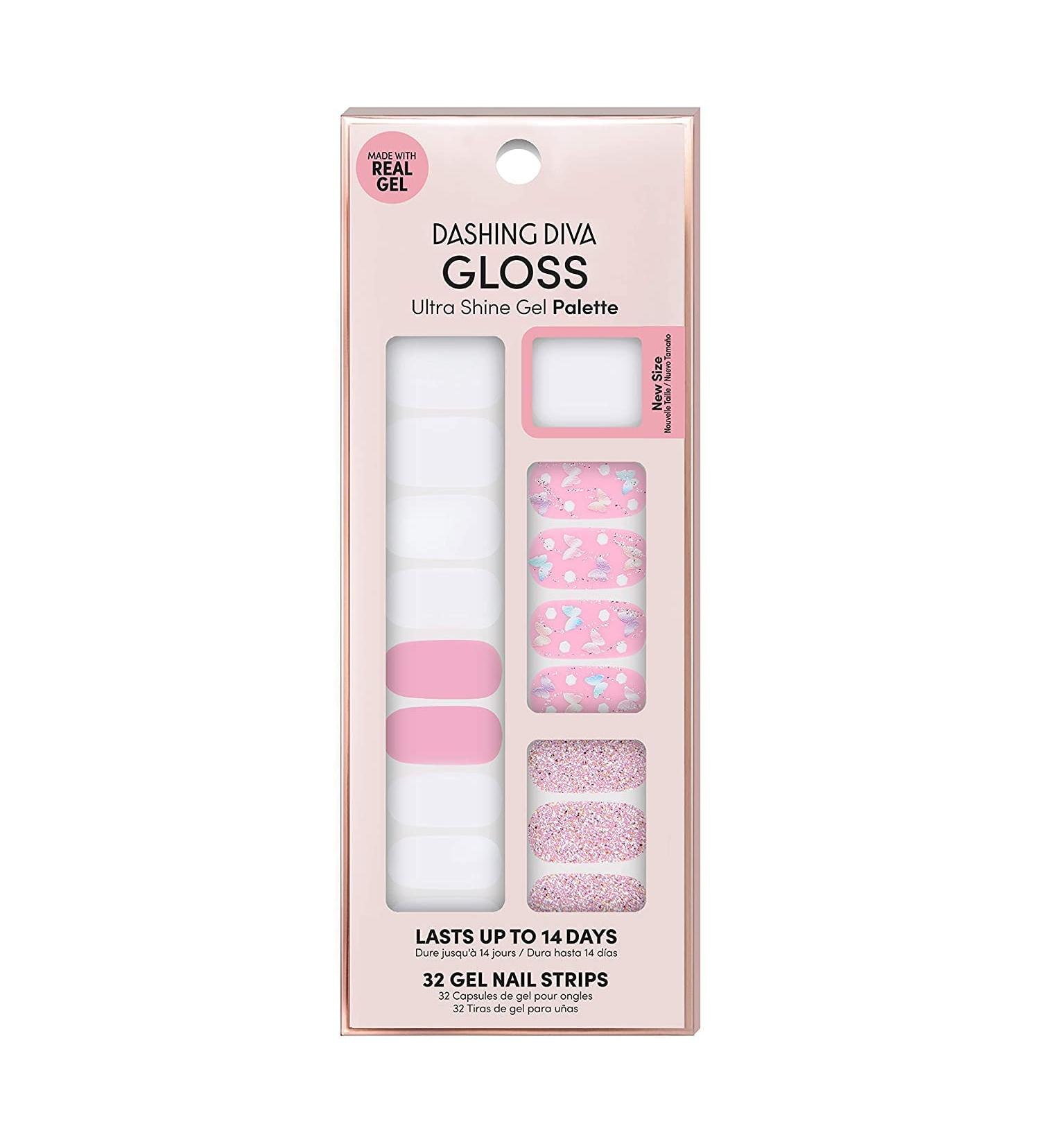 Ultra Shine Gel Nail Strips Frillseeker 32 Strips