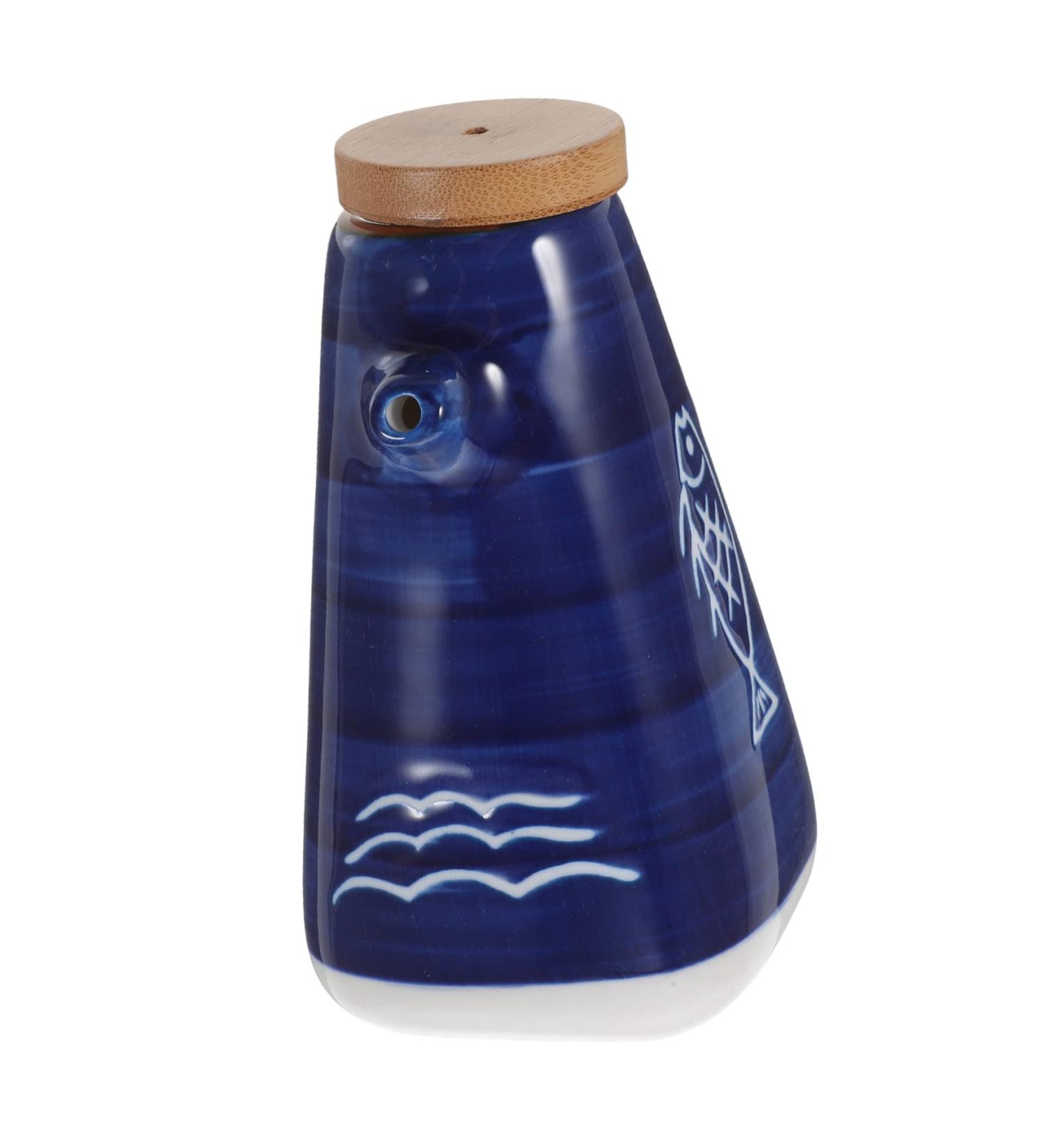 ABOOFAN Ceramic Soy Sauce Pot Vinegar Cruet Decorative Vinegar Container Oil and Vinegar Soy Sauce Holder Empty Olive Oil Ceramic Olive Bottle Multifunction Tanker Ceramics - Buy Online on GoSupps.com