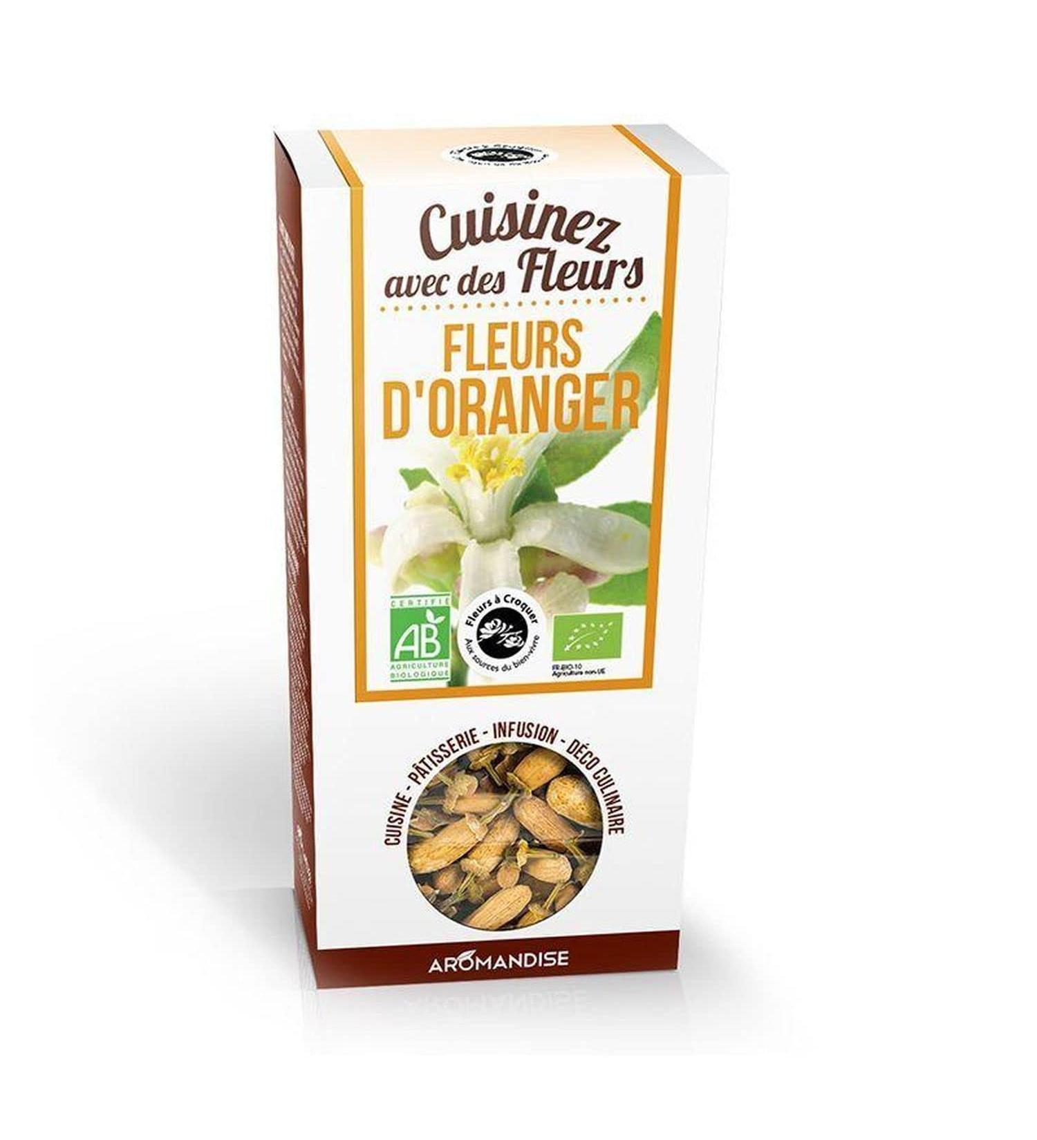 Buy Bio Edible Orange Blossom Flowers 60g - Premium Quality for Culinary Delights | International Shipping Available - Buy Online on GoSupps.com