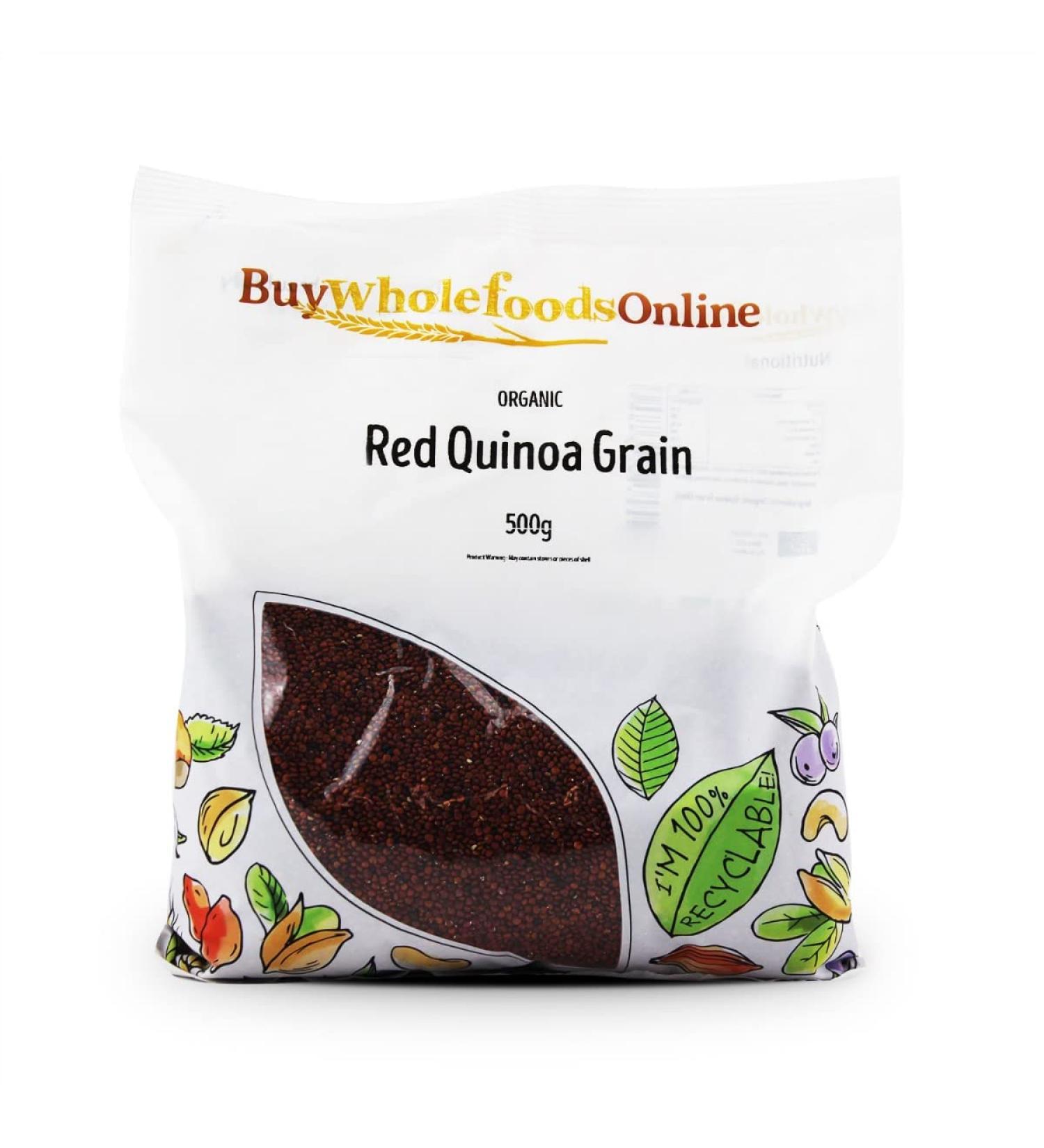 Organic Quinoa Grain (Red) 500g (BWFO)