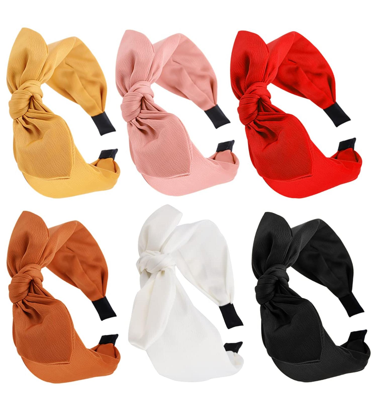 TOBATOBA Knotted Bow Headband for Women - Bunny Ears Fashion Headband - Buy Online on GoSupps.com