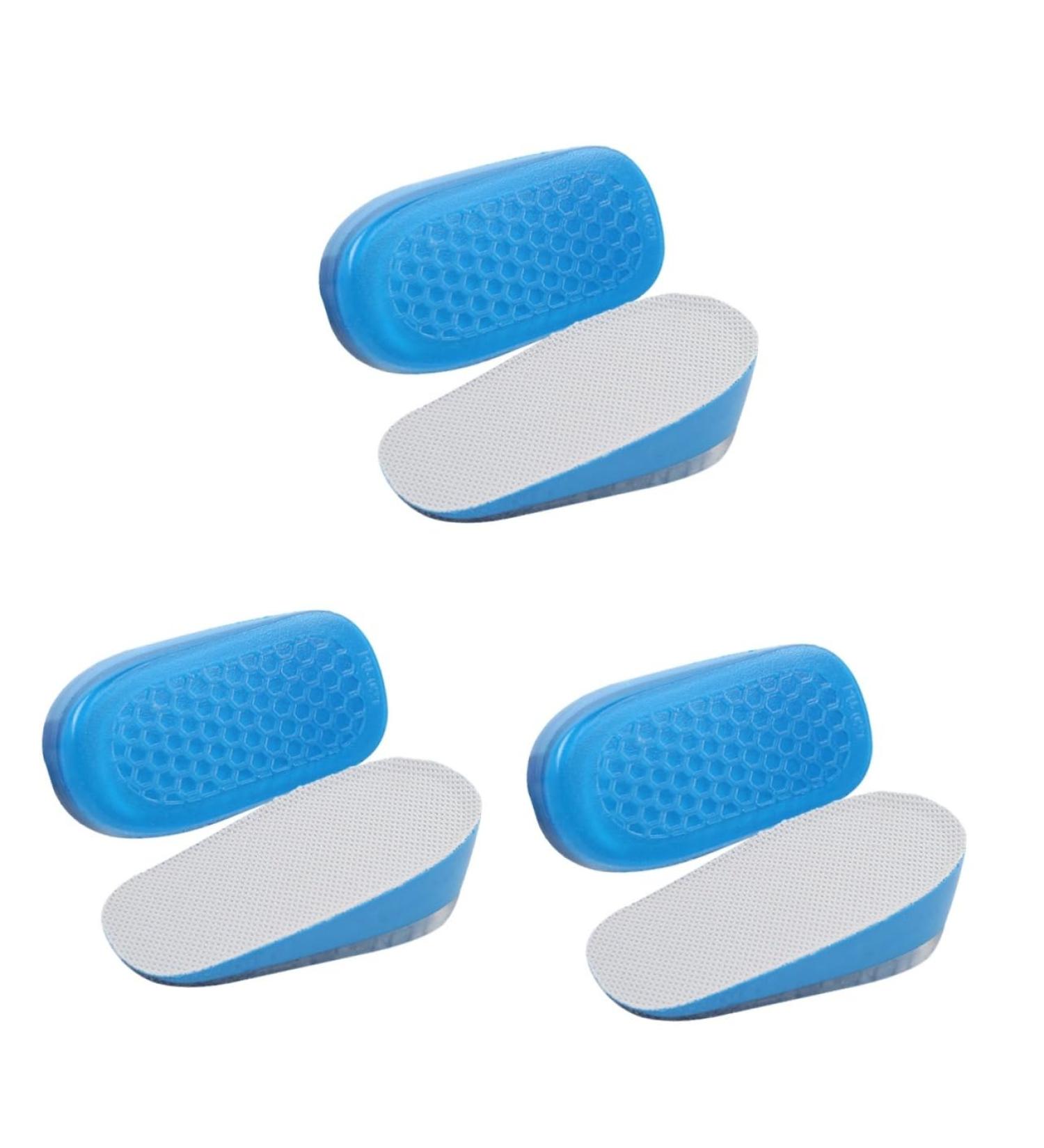 Healvian Height Increasing Insoles - 3 Pairs Gel Shoe Inserts for Men | Boost Comfort & Height | Perfect for All Shoe Types - Buy Online on GoSupps.com