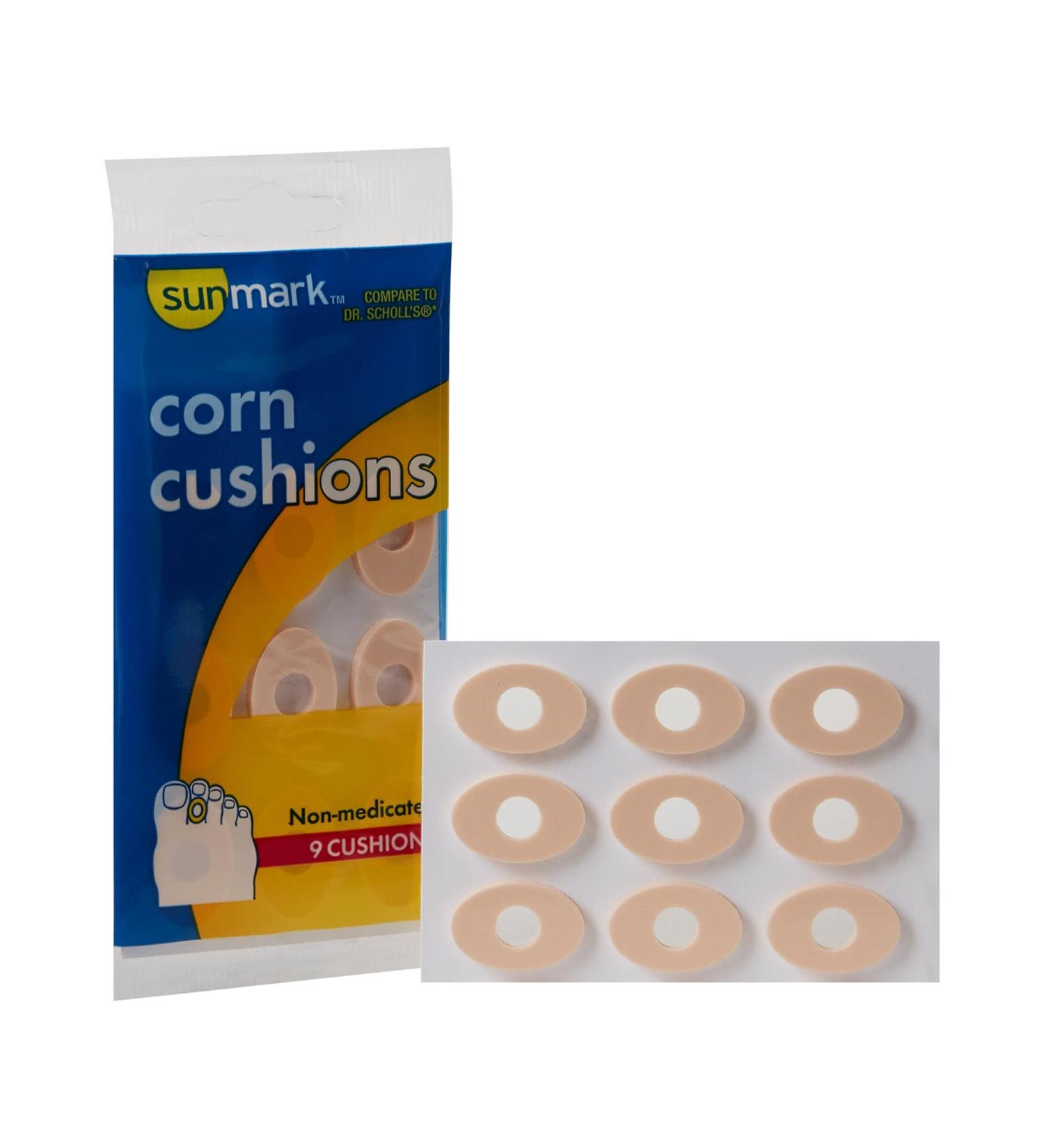Sunmark Corn Cushions - Non-Medicated - 9 Count - Buy Online on GoSupps.com
