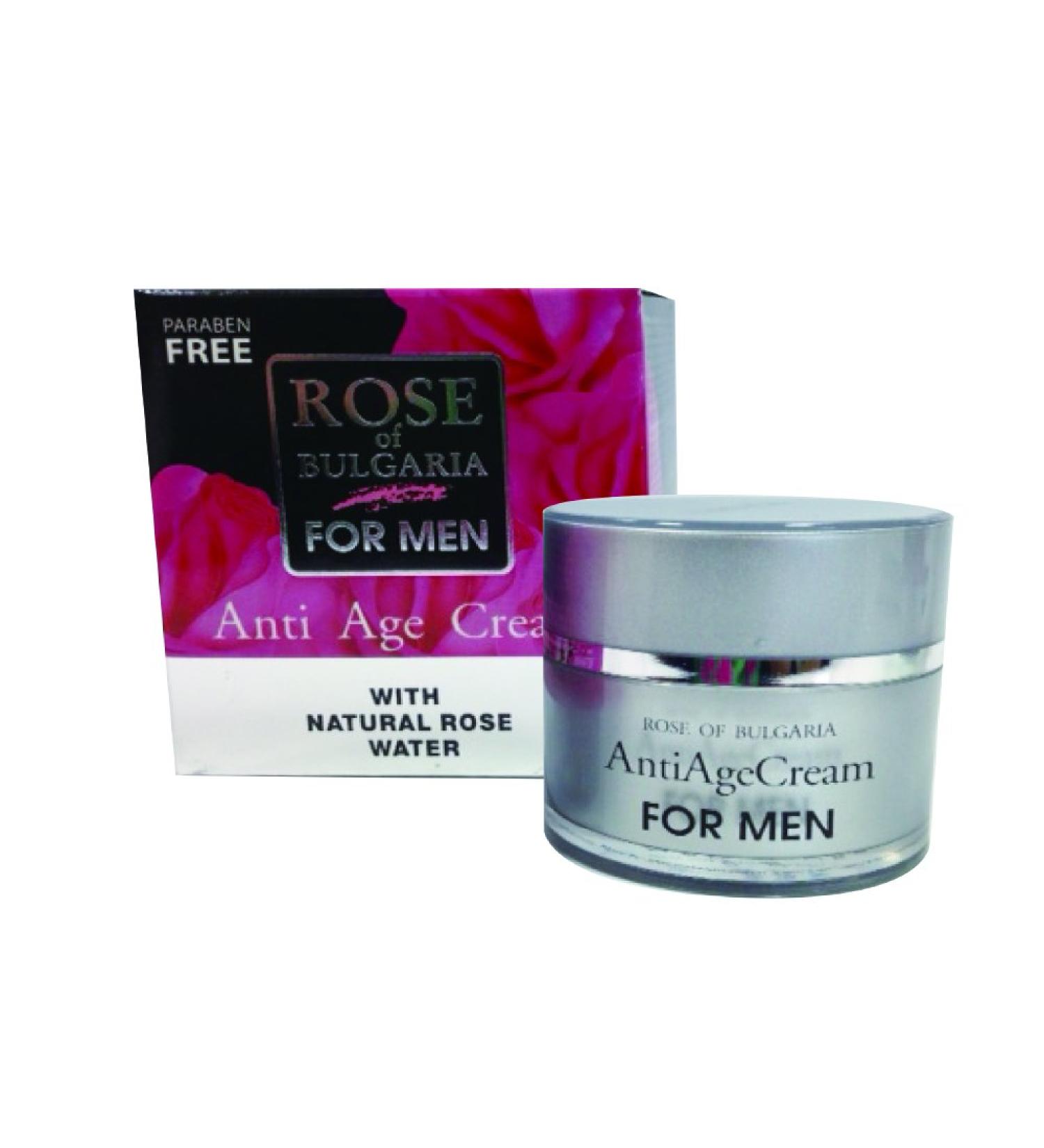 Anti-age Cream for Men Rose of Bulgaria BIOPEPTIDE-CL Bulgarian Rose Water by Rose of Bulgaria