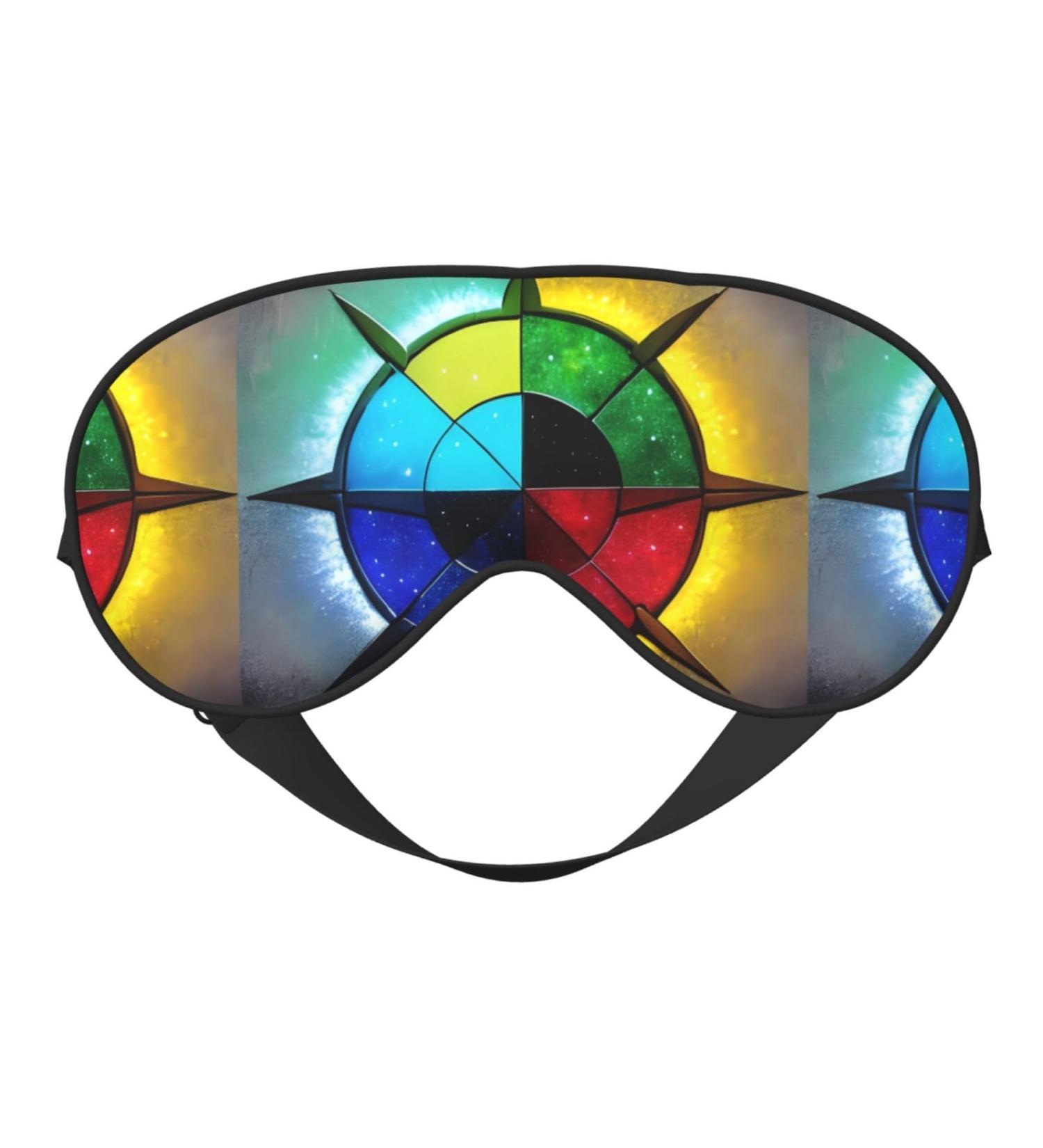 Unisex Adjustable Blackout Sleep Eye Mask - Shine in All Directions | Perfect for Travel Yoga Office & Naps - International Shipping - Buy Online on GoSupps.com