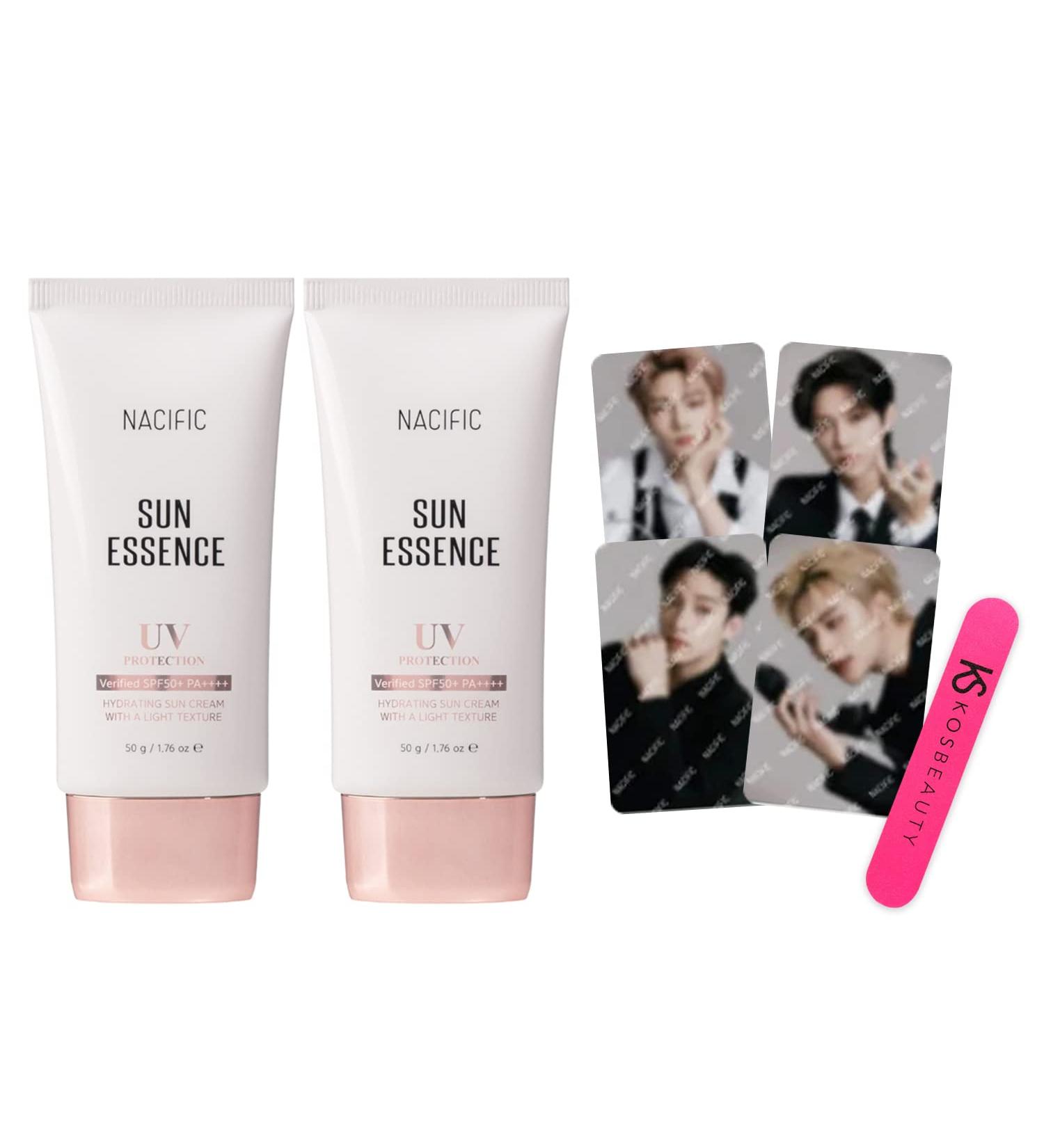 Nacific x Stray Kids Sun Essence 2 PCS Facial Sun Block with 4 PCS Photo Cards - KOSBEAUTY - Buy Online on GoSupps.com