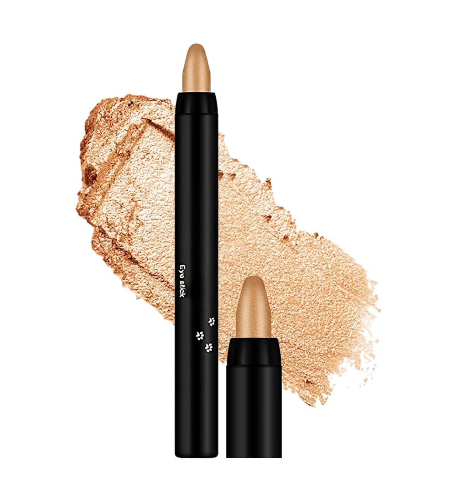 Waterproof Glitter Eyelid Shadow Pen - 16 Colors Shimmer Cream Makeup Crayon for Highlighting Eyes | #06 - Buy Online on GoSupps.com