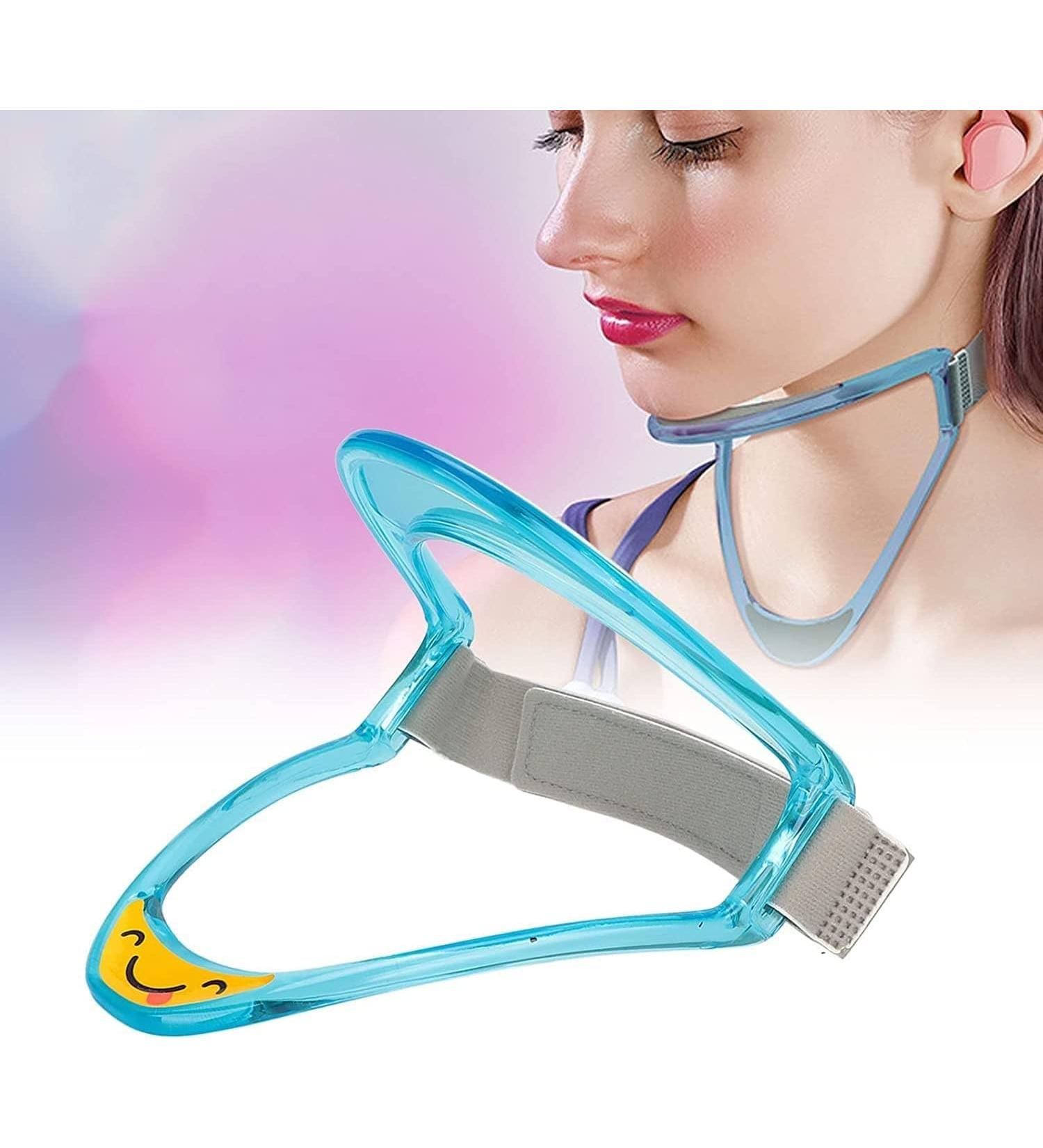 Jlasdr Neck Support & Pain Relief - Neck Traction for Home Office Curvature Correction (Blue) - Buy Online on GoSupps.com