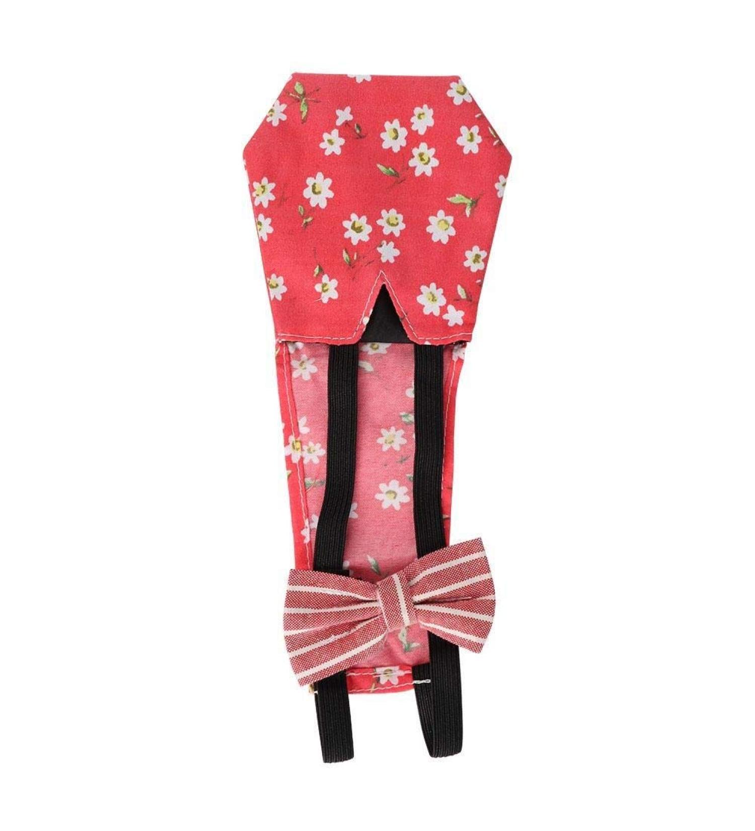 Unibell Washable Pet Poultry Diaper | Portable Nappy for Goose Duck Chicken Pigeon (Red M) - Buy Online on GoSupps.com