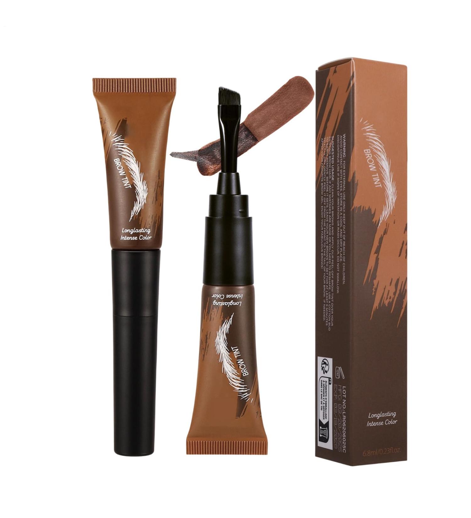 syayw Eyebrow Tint Kit Semipermanent Dye For More Complete Eyebrows Waterproof Eyebrow Color Cream Eyebrow Stain Hard Beauty Cosmetics Women Natural Look - Buy Online on GoSupps.com