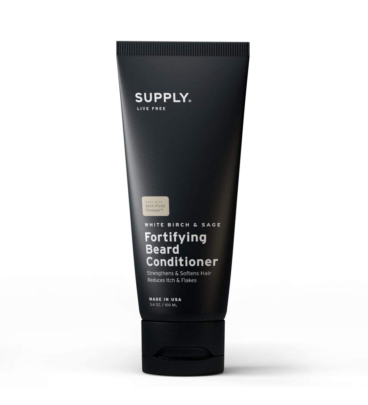 Supply Fortifying Beard Conditioner | Soften Strengthen & Nourish | Prevent Dryness & Itchiness | Natural Care for Healthier Beard - 3.4oz - Buy Online on GoSupps.com
