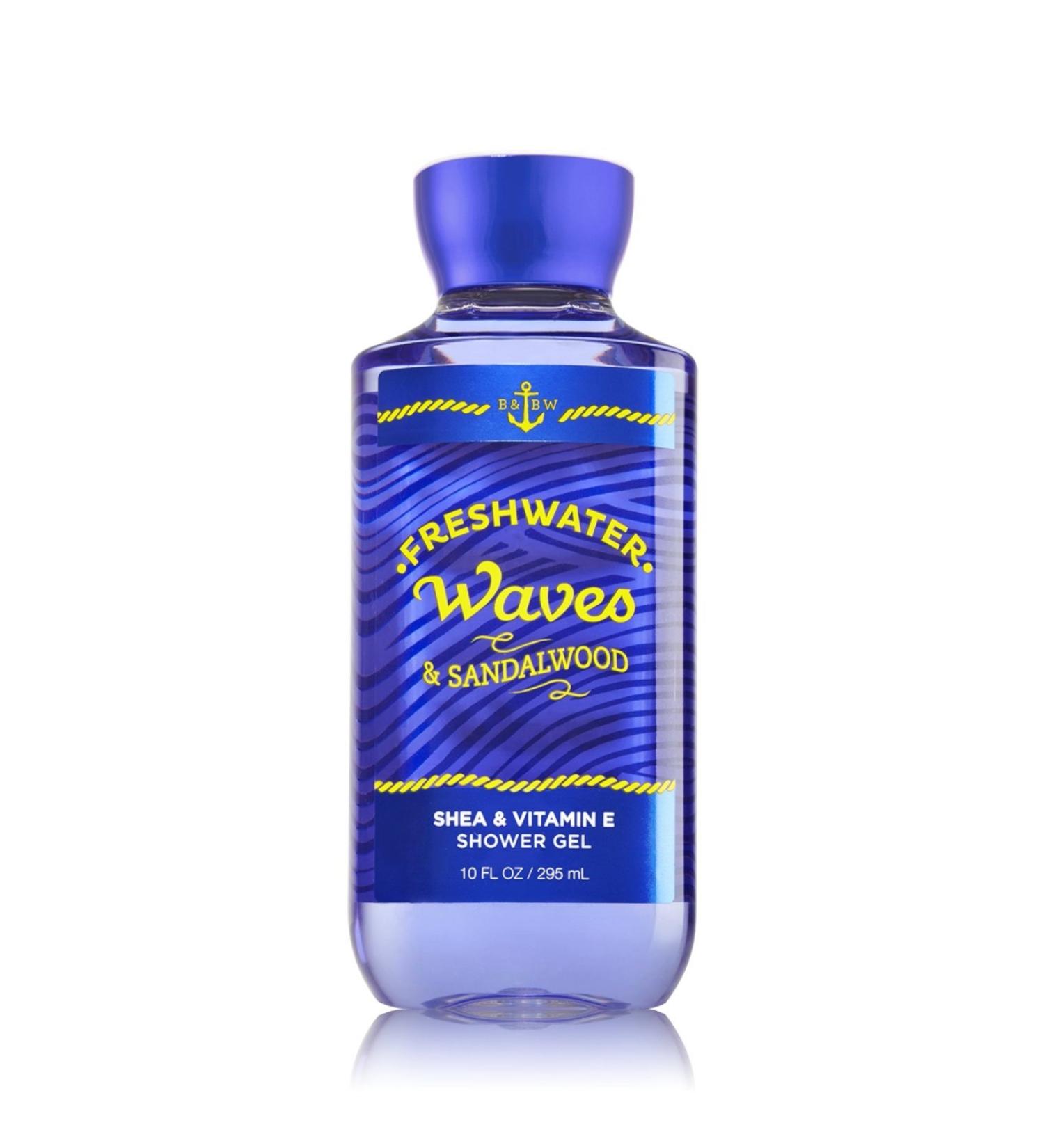 Bath & Body Works Shea & Vitamin E Shower Gel Freshwater Waves & Sandalwood