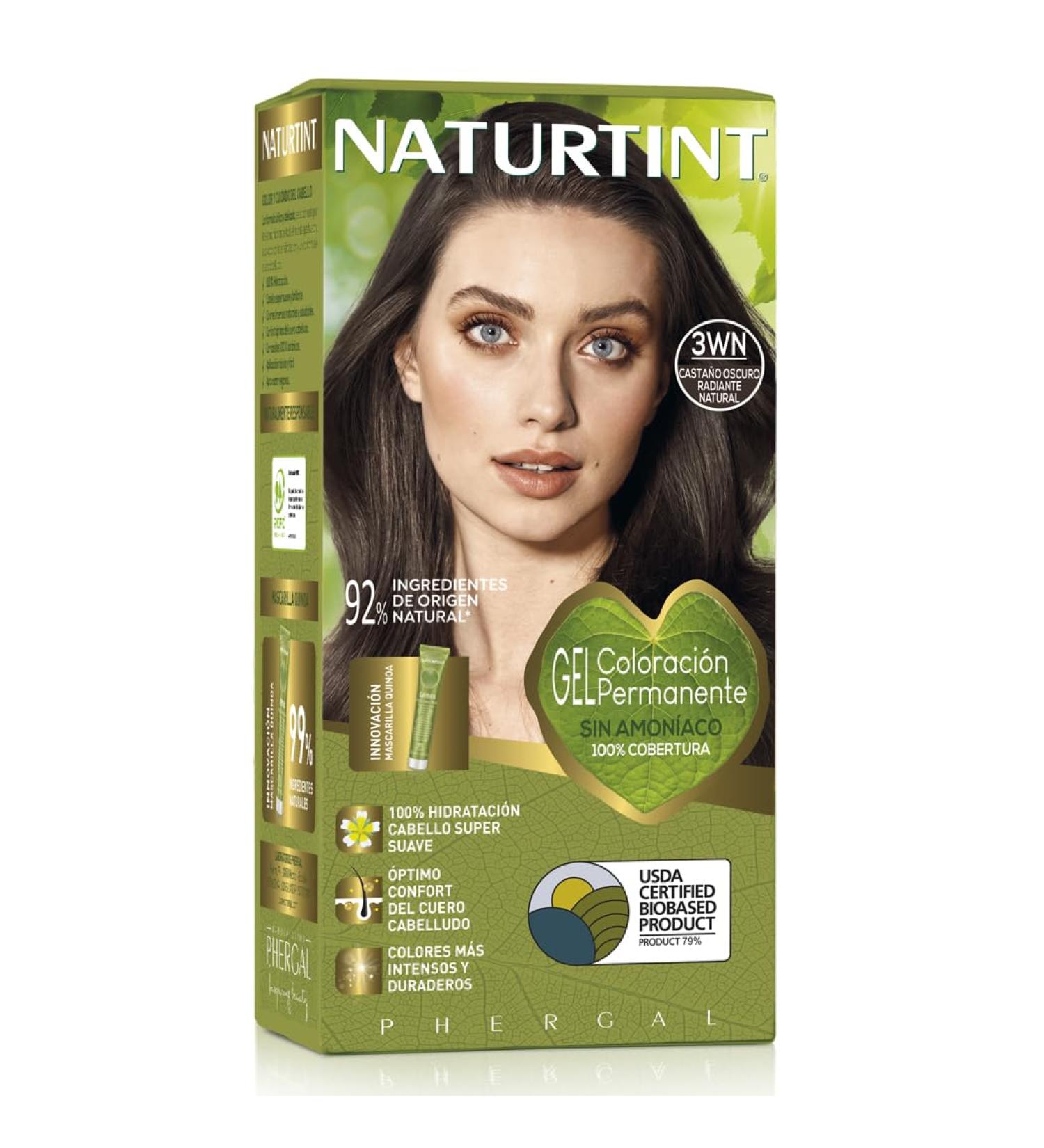 Natureint Ammonia-Free Hair Color | 3WN Radiant Nature Dark Brown | High Natural Ingredients | 170ml (3 Pack) - Buy Now! - Buy Online on GoSupps.com