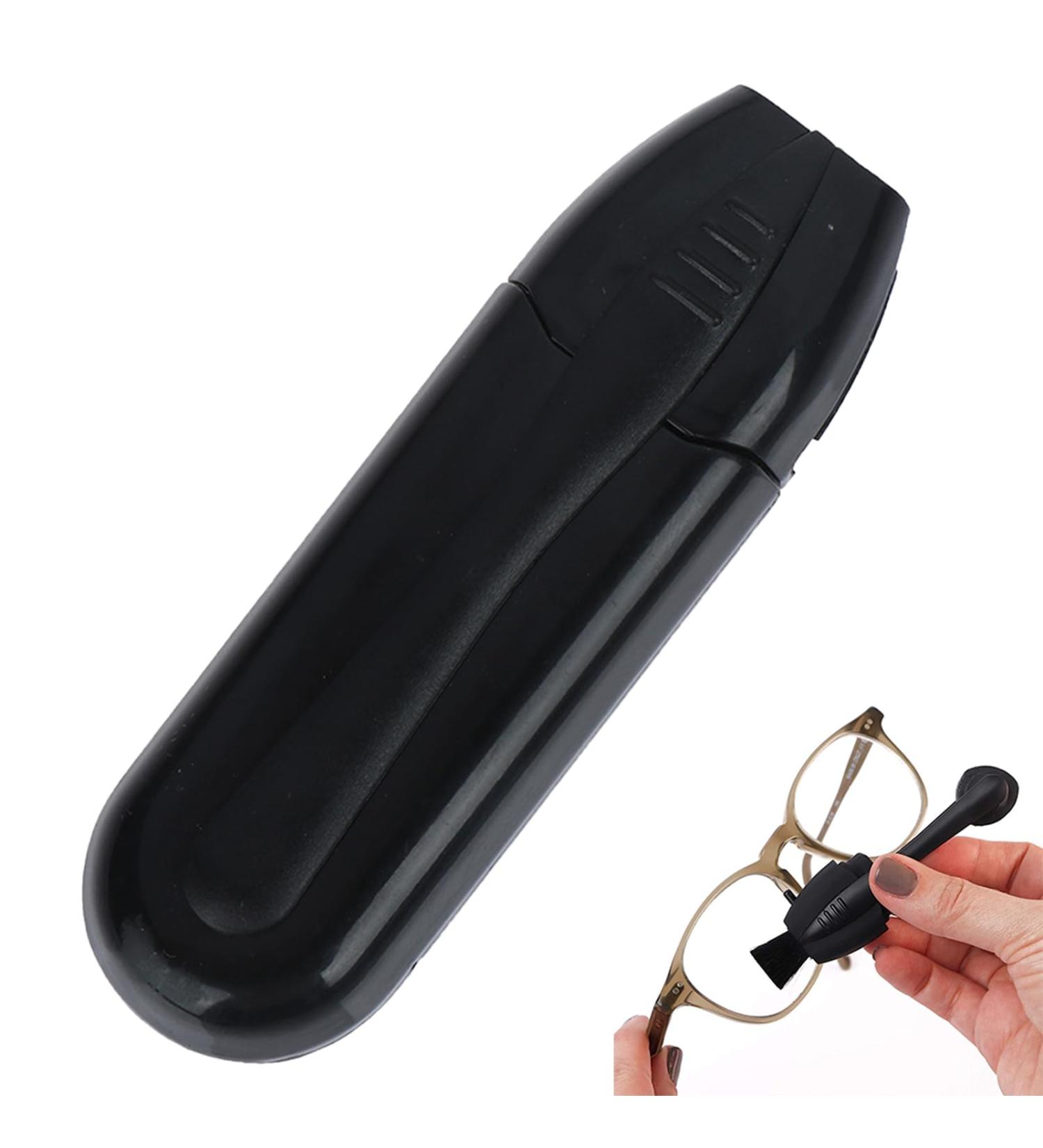 Portable Mini Glasses Cleaning Brush - Soft Cleaner Clip for Eyewear | International Shipping - Buy Online on GoSupps.com
