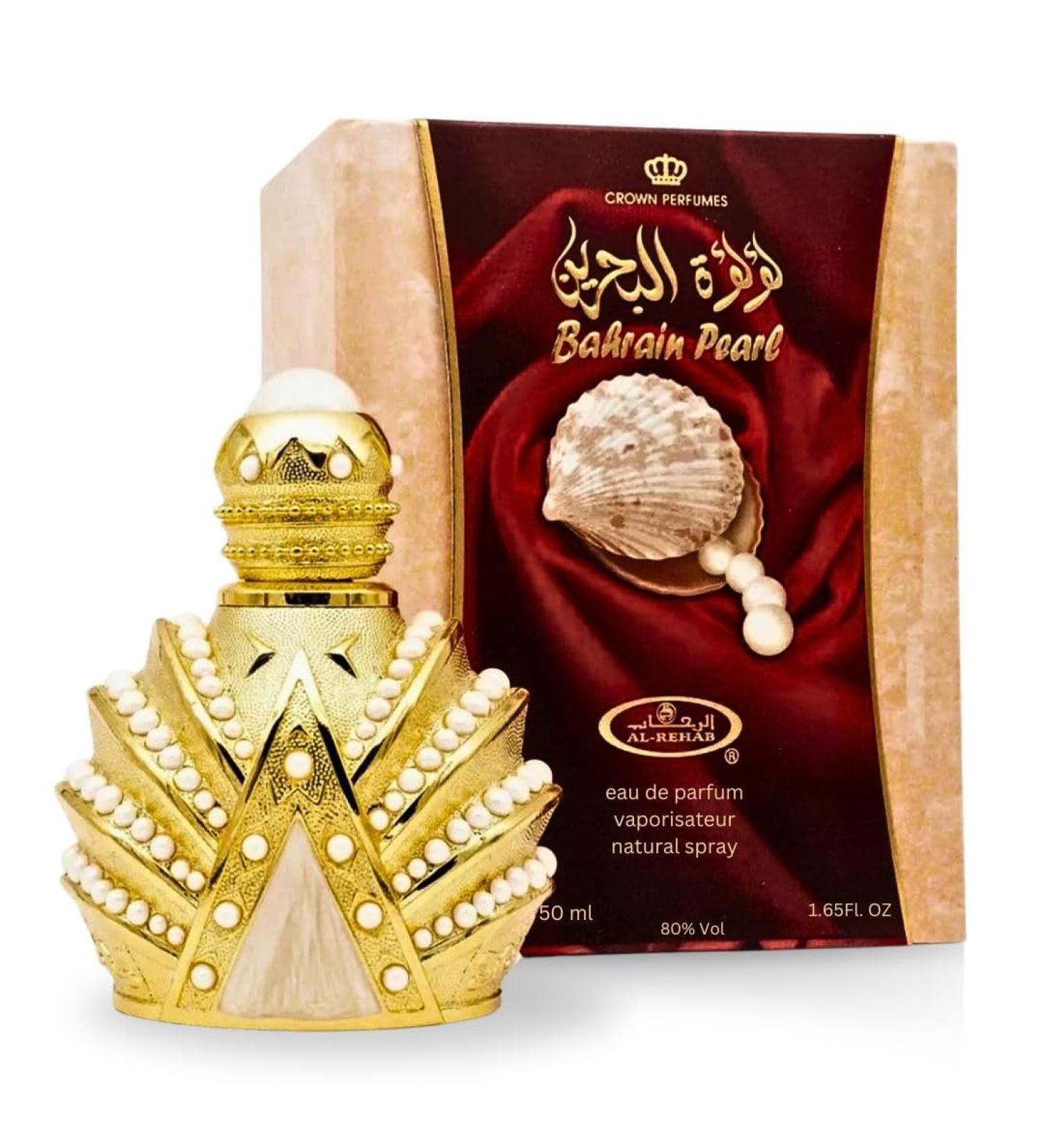 Al-Rehab Bahrain Pearl EDP - 50ML (1.7 OZ) Long Lasting & Luxurious Scents of Arabia Perfect Mothers Day Gifts Perfumes For Men & Women 1.7 Fl Oz (Pack of 1) Bahrain Pearl Spray - Buy Online on GoSupps.com