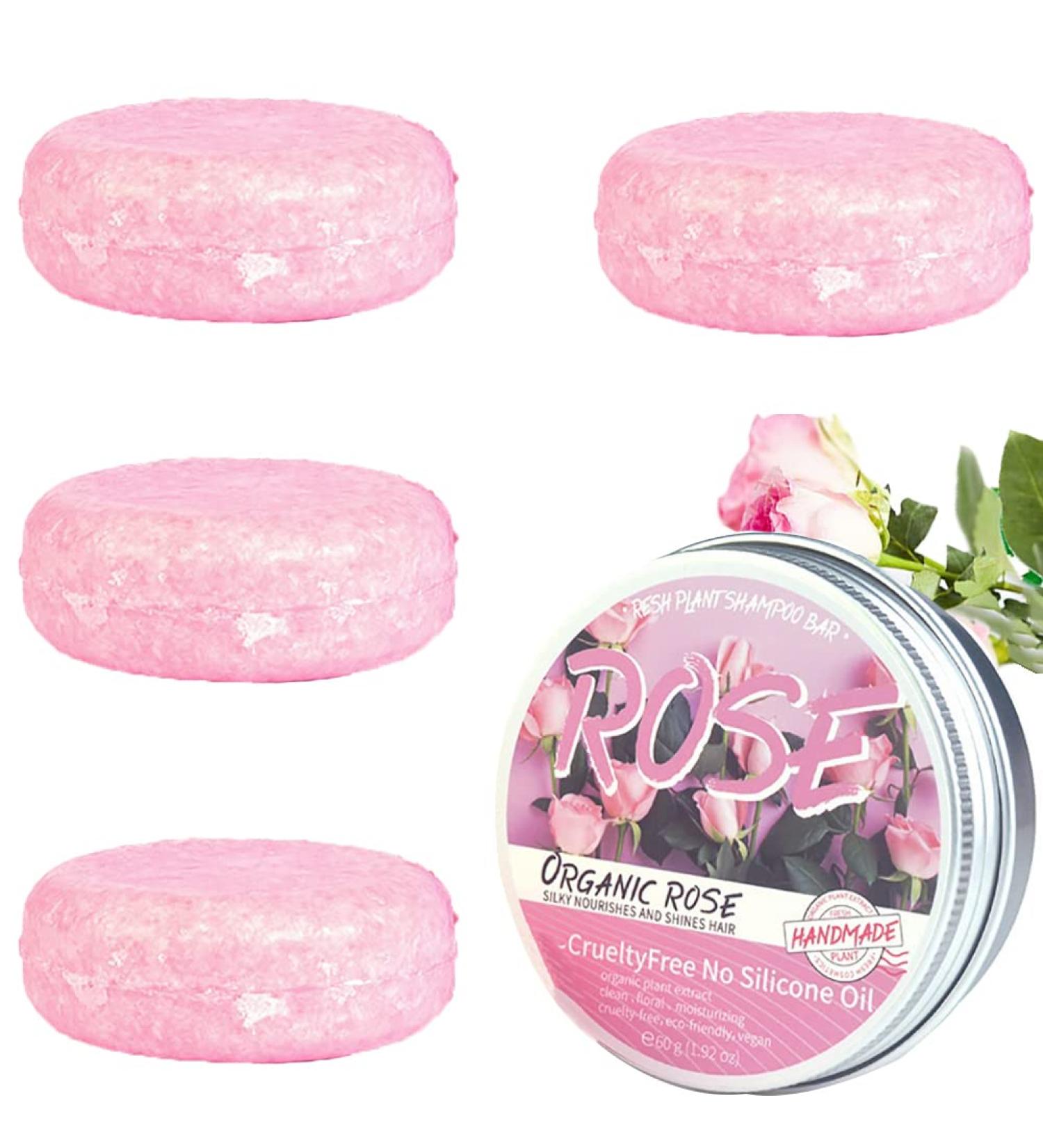 All-Natural Shampoo Bar Solid Shampoo Bar and Conditioner Effect Hair Soap Supports Strong and Healthy Hair 100% Organic Shampoo Bars for Hair with All Natural Plant Based Essential Oils - Buy Online on GoSupps.com