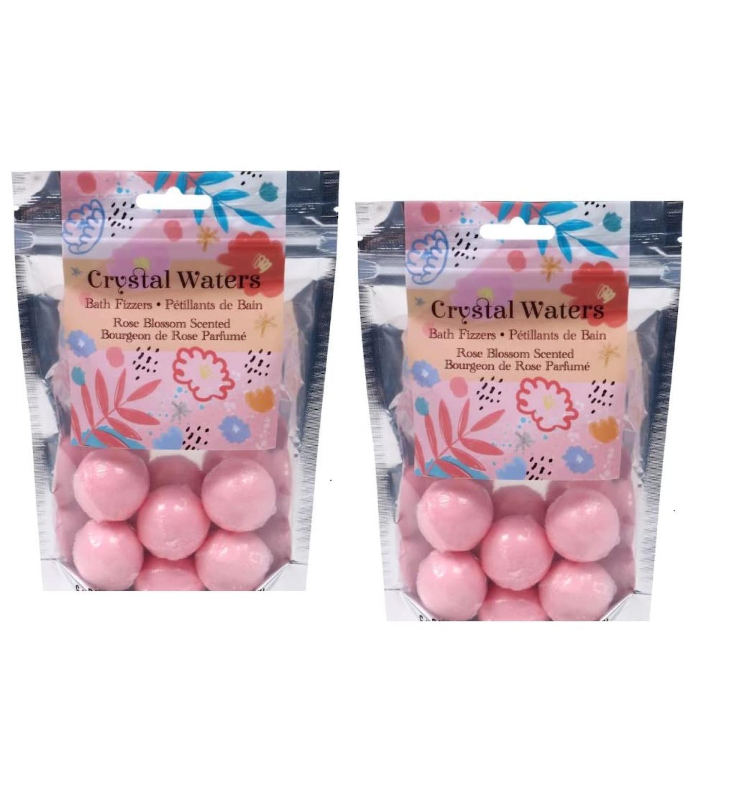 Vanilla Rose Blossum Bath Bomb Fizzers 16 Golf Ball Size Fizzers