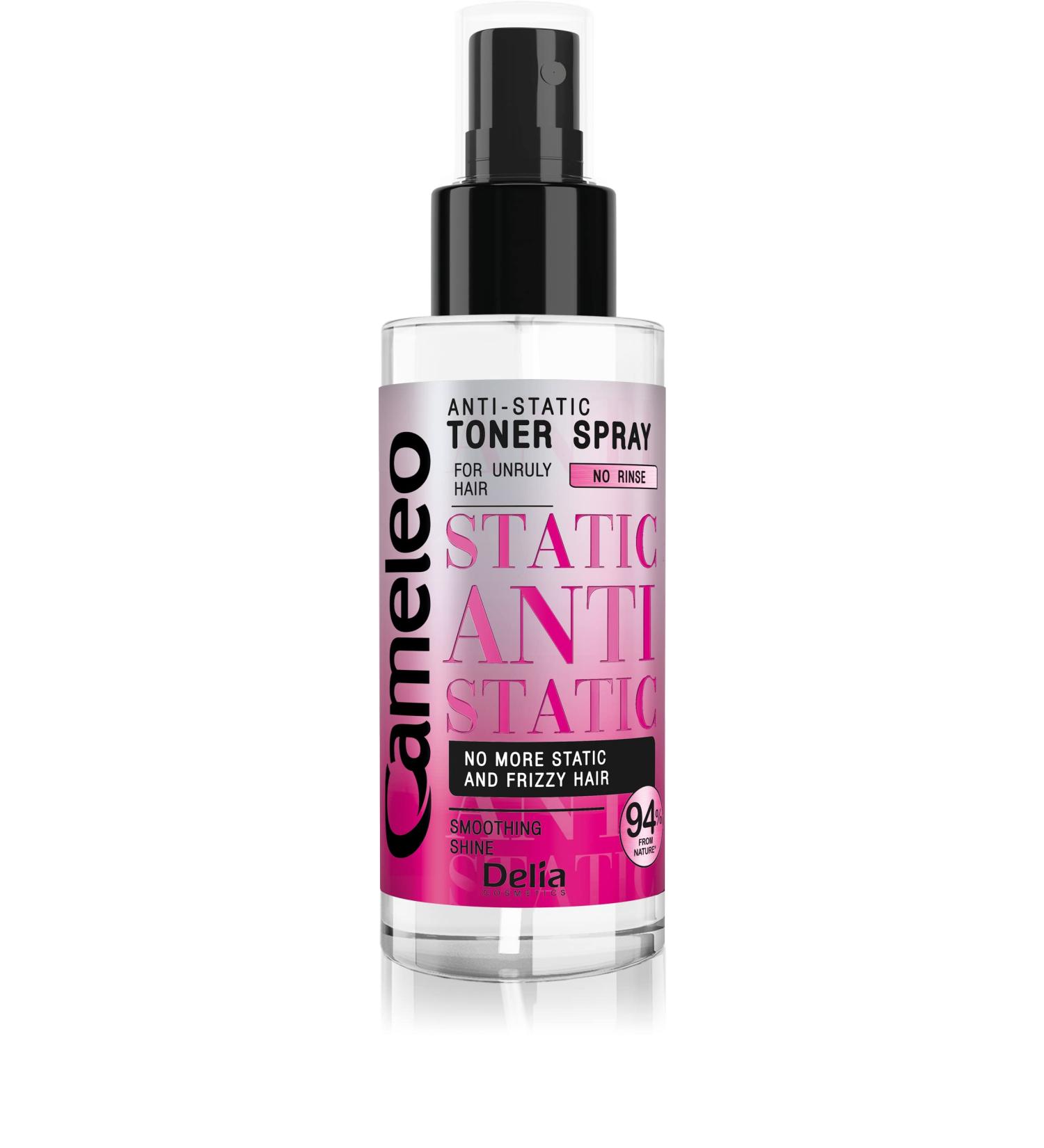 Cameleo Anti-Static Toner Spray 150ml for Unruly and Frizzy Hair - Shine and Smoothing Formula - Buy Online on GoSupps.com