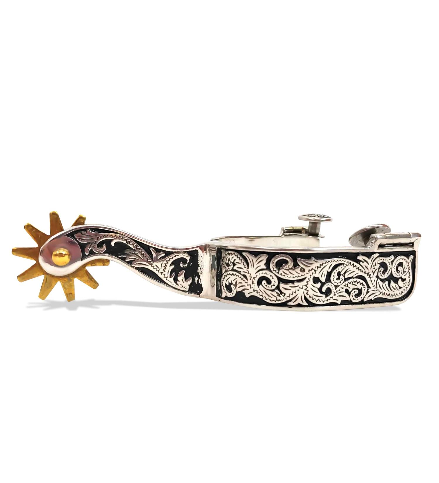 Colorado Saddlery Men's Night Hawk Spurs - Premium Western Spurs for Authentic Cowboys - Buy Online on GoSupps.com