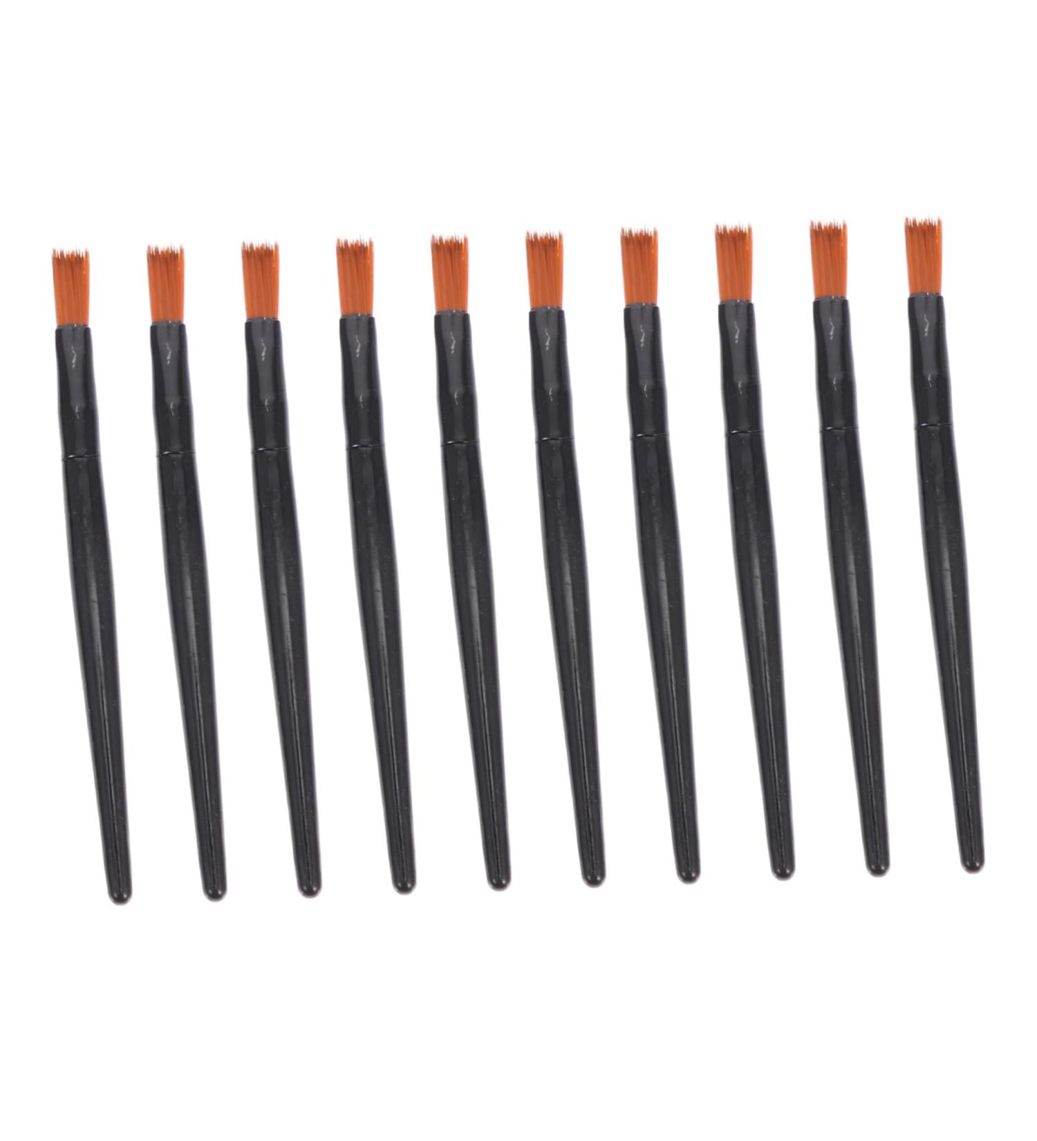 NOLITOY 100pcs Mini Lip Brush Set - Portable Makeup Applicator Eyelash & Lipstick Brushes for Women - Perfect for Travel - Buy Online on GoSupps.com