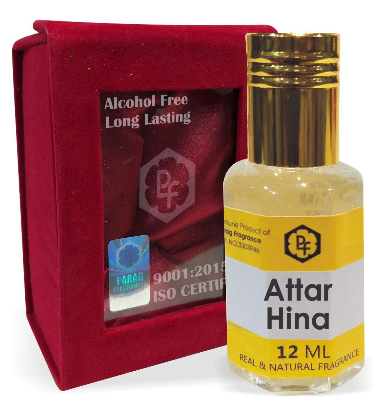 Parag Fragrances Hina Attar 12ml With Precious Gift Pack|Best Attar For Man|Long Lasting Attar|Ittar|Attar|Perfume|Fragrance Oil|Gift For Man Also Available in 25ml/100ml/500ml