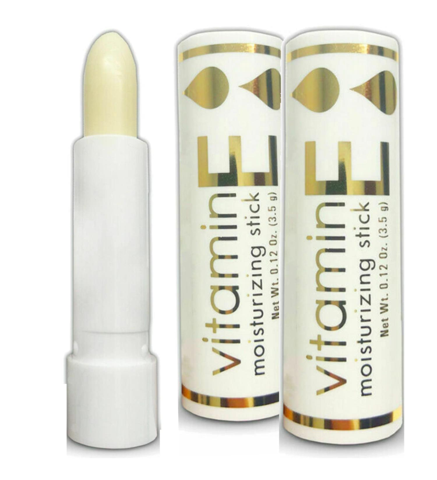 Puritan's Pride Vitamin E Lip Sticks - 2 Pack Moisturizing Lip Balms - Buy Online on GoSupps.com