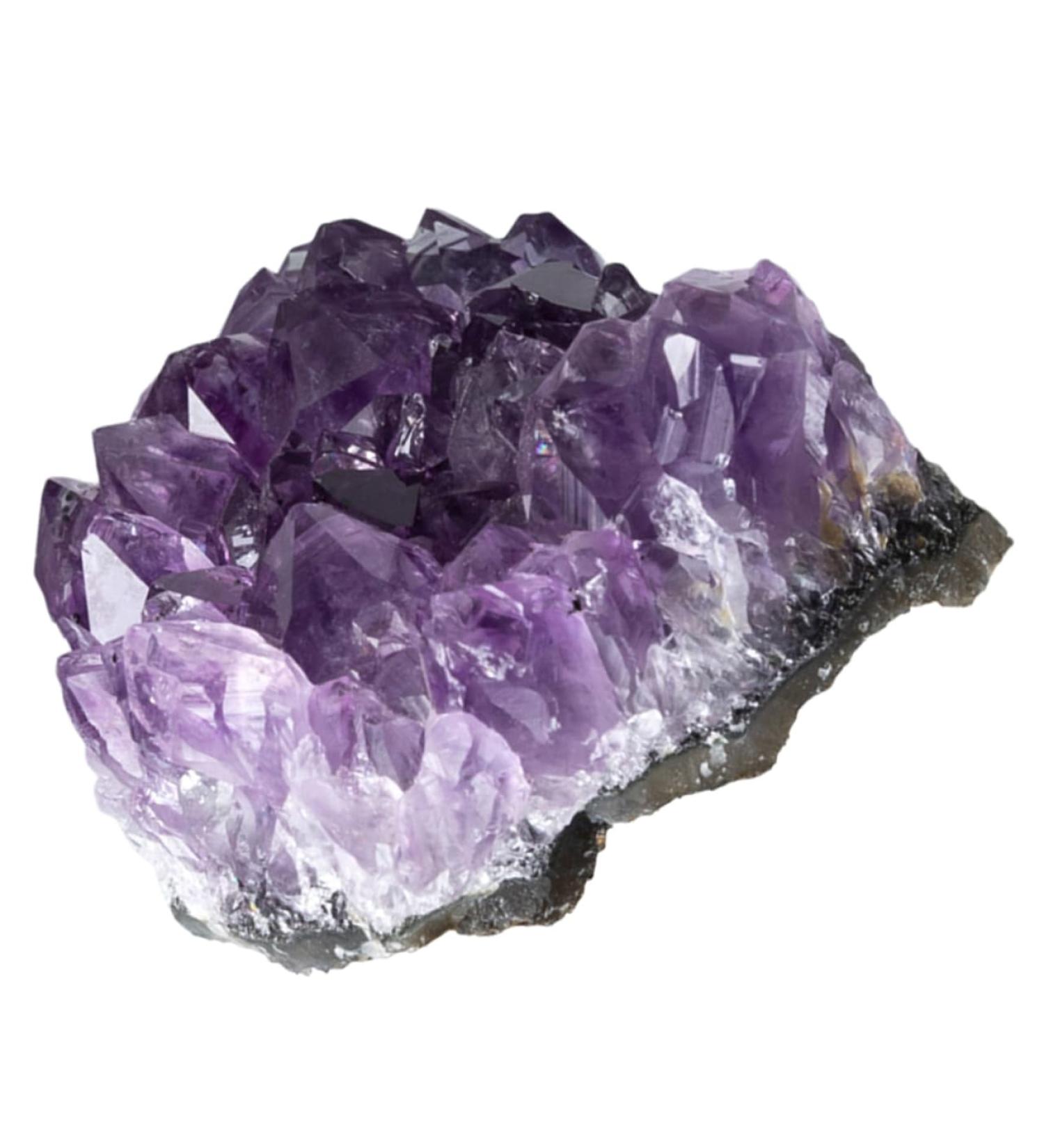 FOMIYES 3pcs Natural Crystal Cluster Crystal Cluster Adornment Purple Decor Artwork Unique Natural Minerals - Buy Online on GoSupps.com