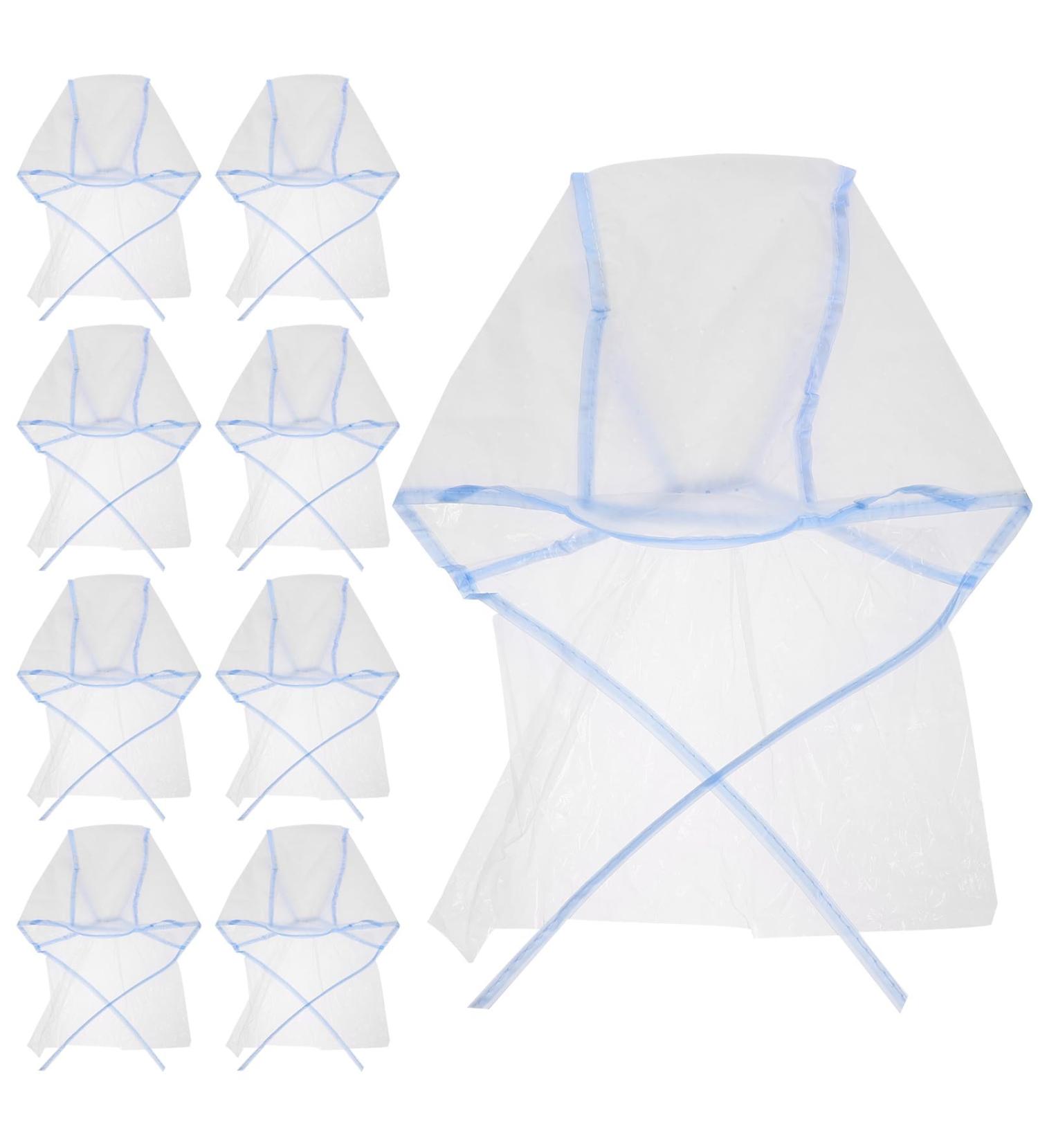 BESTYASH Lot de 12 Bonnets de Mise en Valeur Jetables Bleus Taille Unique Film Imperm able Trous Bonnet de M ches pour Salon de Coiffure Accessoire Teinture Cheveux Professionnel - Buy Online on GoSupps.com