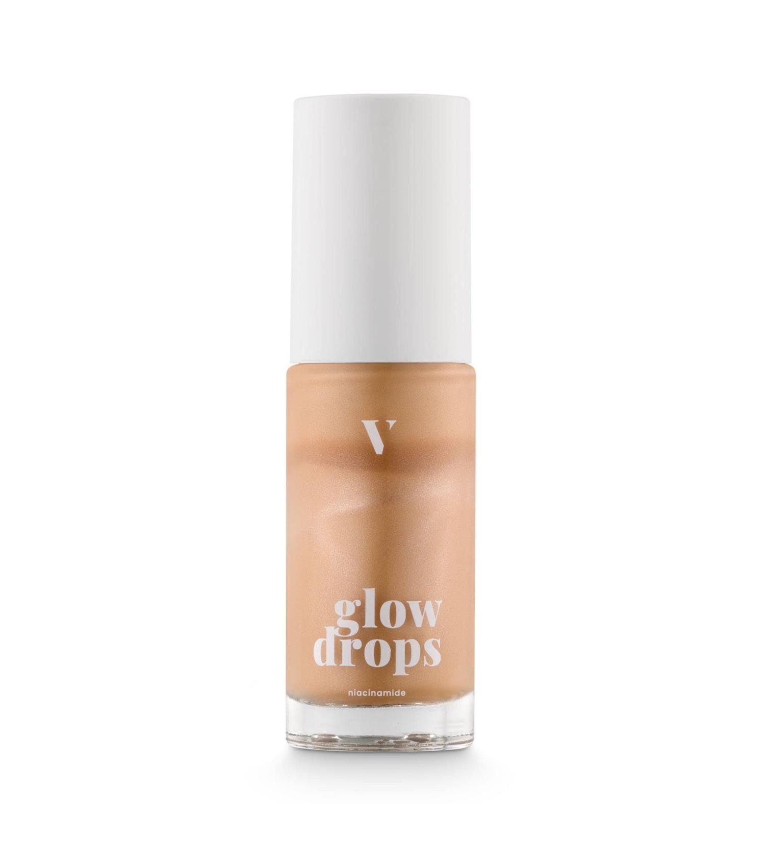 Venicebody Golden Glow Drops | Niacinamide Highlighter & Bronzer for Fresh Complexion (30ml) - Non-Self Tan Slightly Shimmering Liquid - Buy Online on GoSupps.com