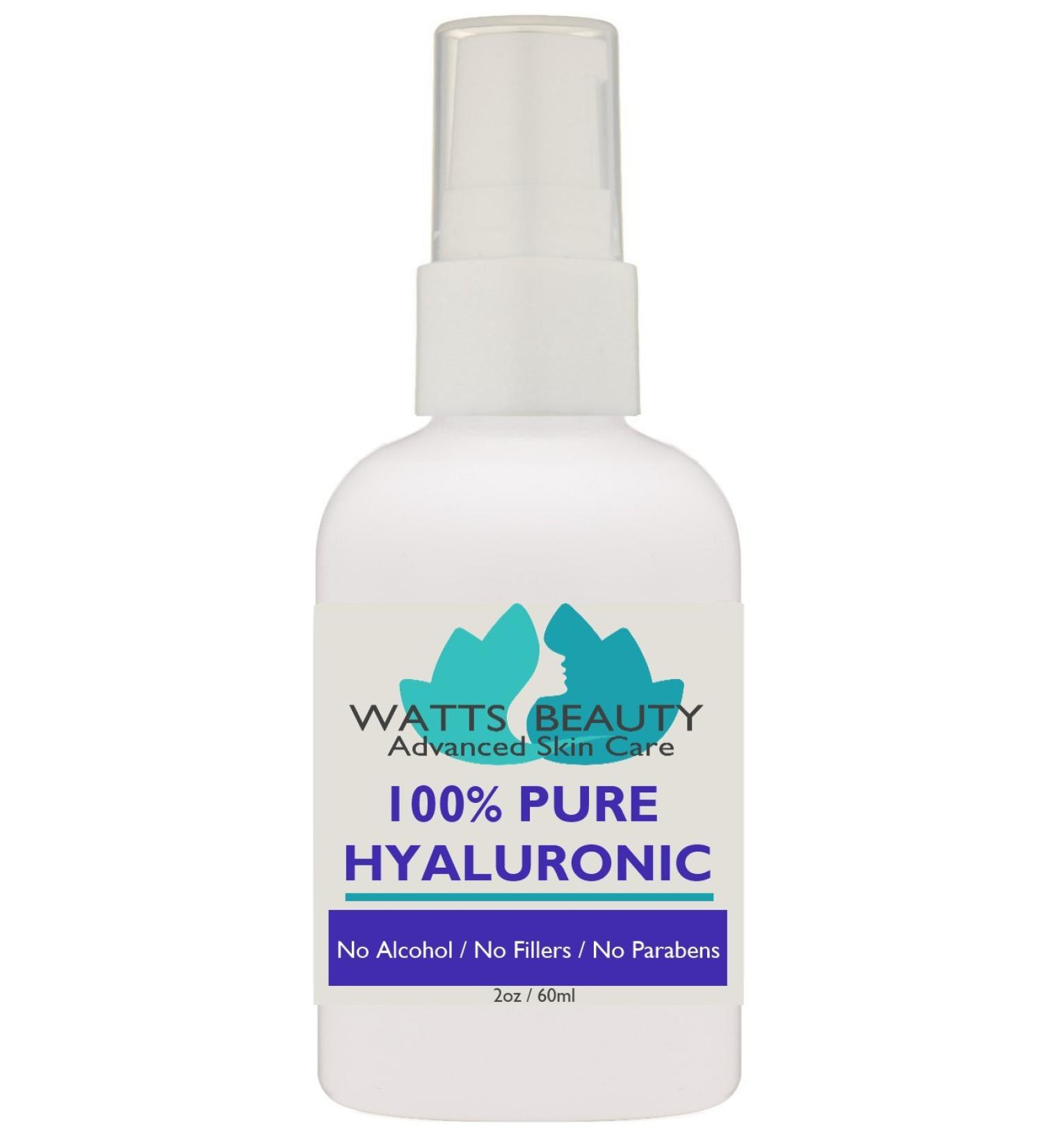 Pure Hyaluronic Acid Anti Aging Wrinkle Filler for Face - Vegan, USA Made - 2 Fl Oz - Buy Online on GoSupps.com