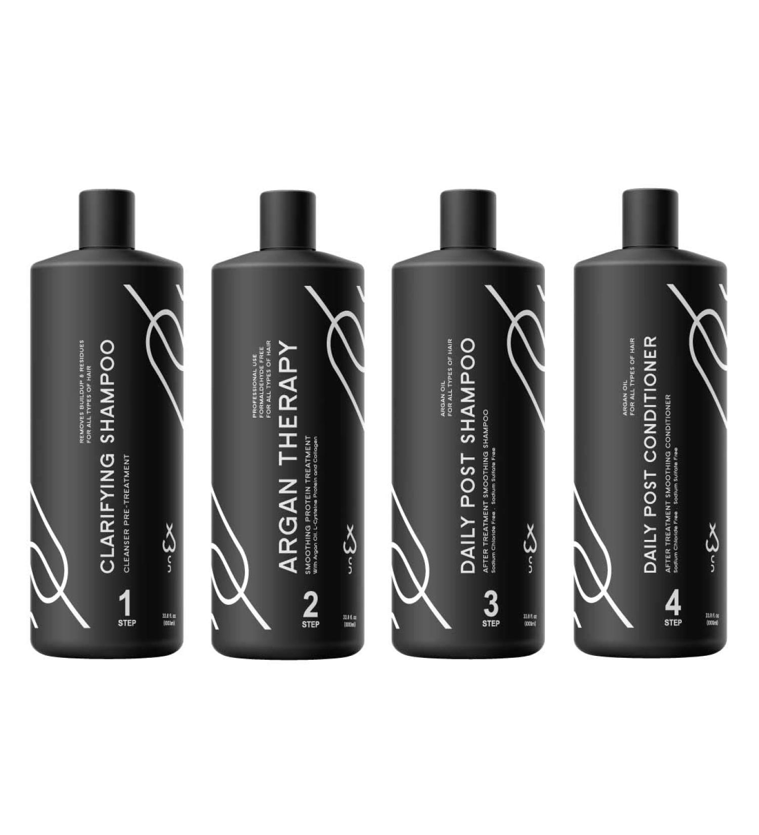 UNEX ARGAN PROTEIN THERAPY FULL KIT 1000ml (33.8 fl.oz) - MADE IN USA