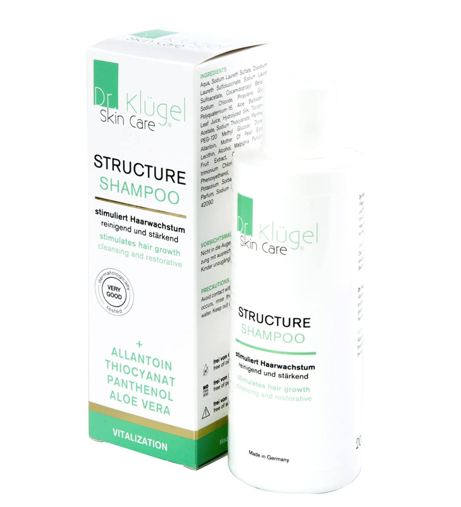 Dr. Sming Structure Shampoo - Anti Hair Loss Stimulates Growth Paraben & Silicone Free for Women & Men - 200ml - Buy Online on GoSupps.com