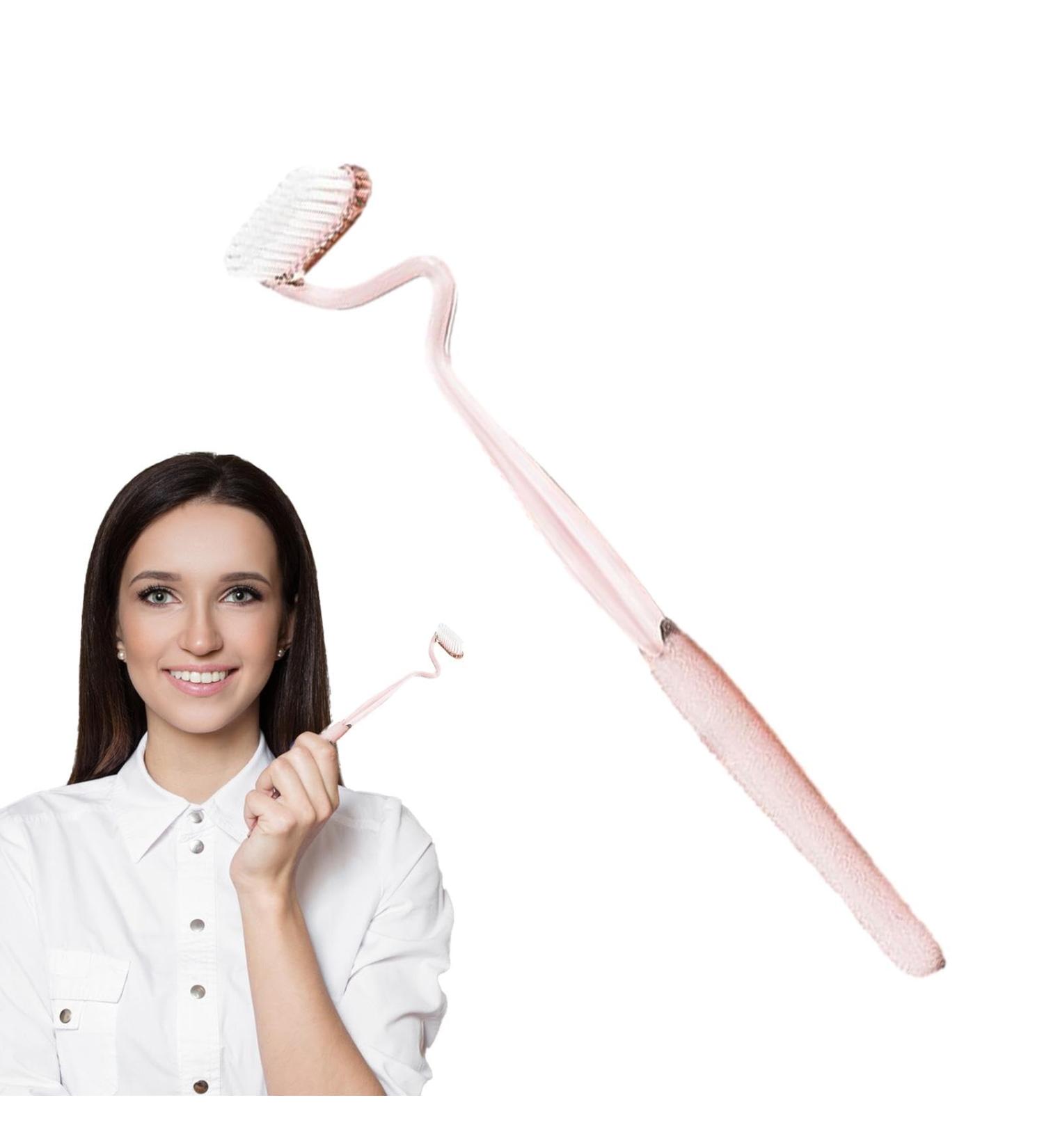 Shenrongtong S-Shaped Soft Toothbrush | Gentle Bristles for Gum Care & Tongue Cleaning | International Shipping Available - Buy Online on GoSupps.com