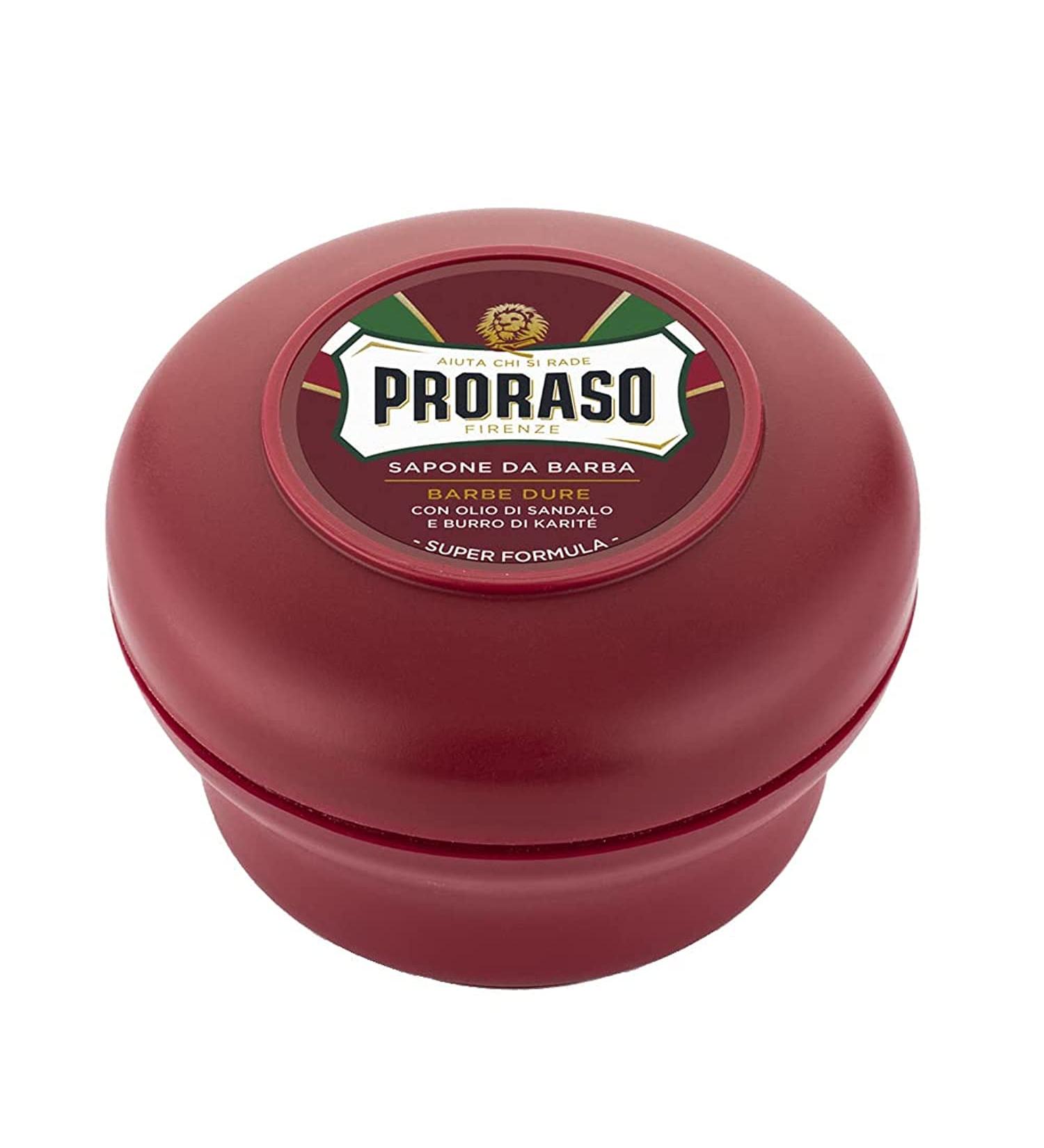Proraso Shaving Soap in Red Bowl | Premium Grooming Essential - Buy Online on GoSupps.com