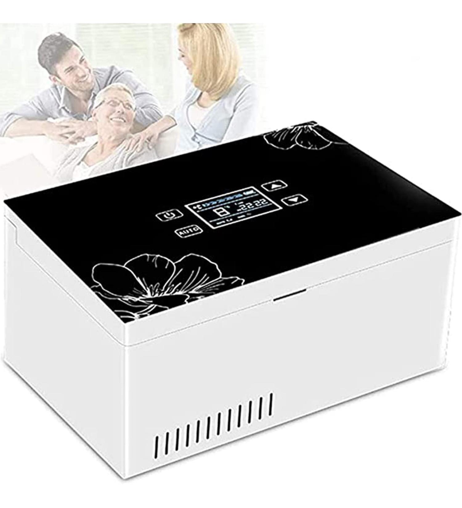 Insulin Cool Box Medicine Cooler Reefer Container Car Drug Storage Box Medication Fridge Touch Screen Display High Capacity Travel Box Thermostat 3batteries - Buy Online on GoSupps.com
