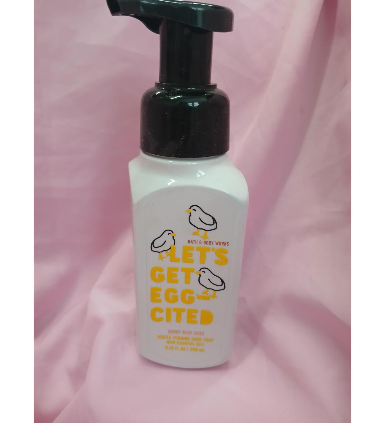 Ba h a d Body Works LET'S GET EGG-CITED SUNNY BLUE SKIES FOAMING HAND SOAP NEW