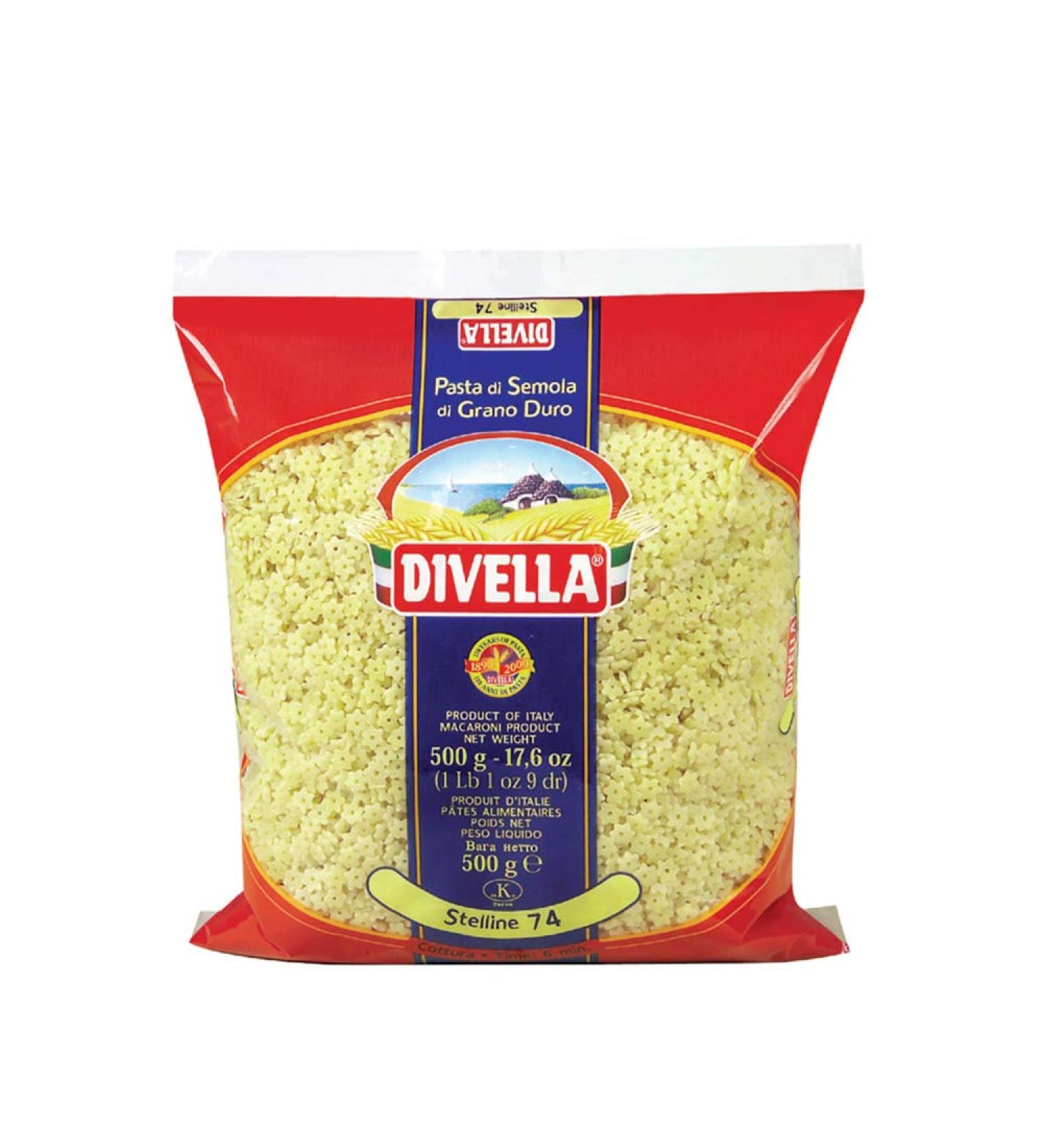 DIVELLA STELLINE 500 gr. (10 boxes of 500 g)